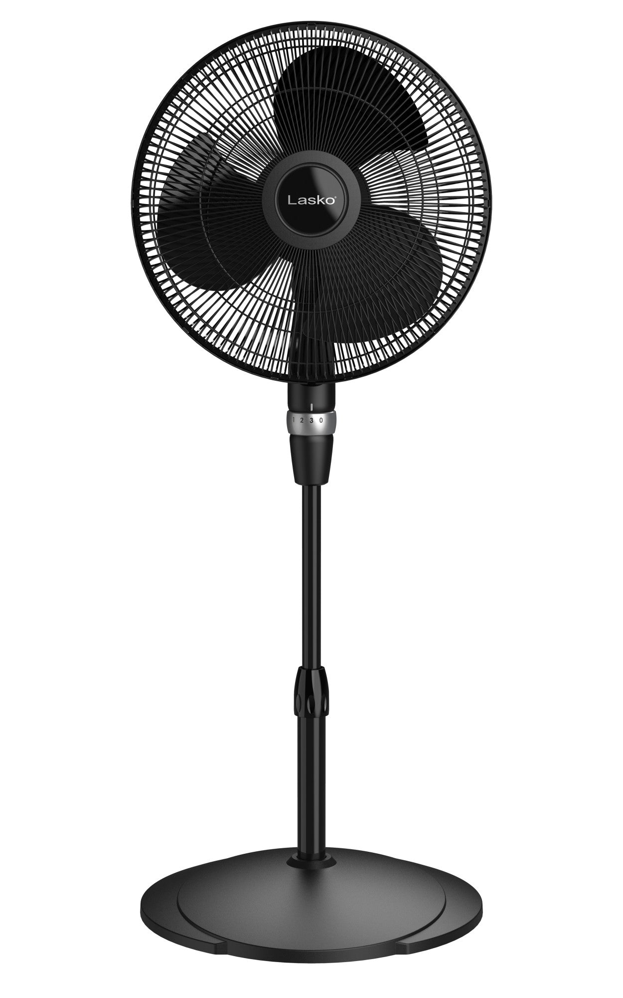 Lasko 16" Adjustable Pedestal Fan, S16525, Black