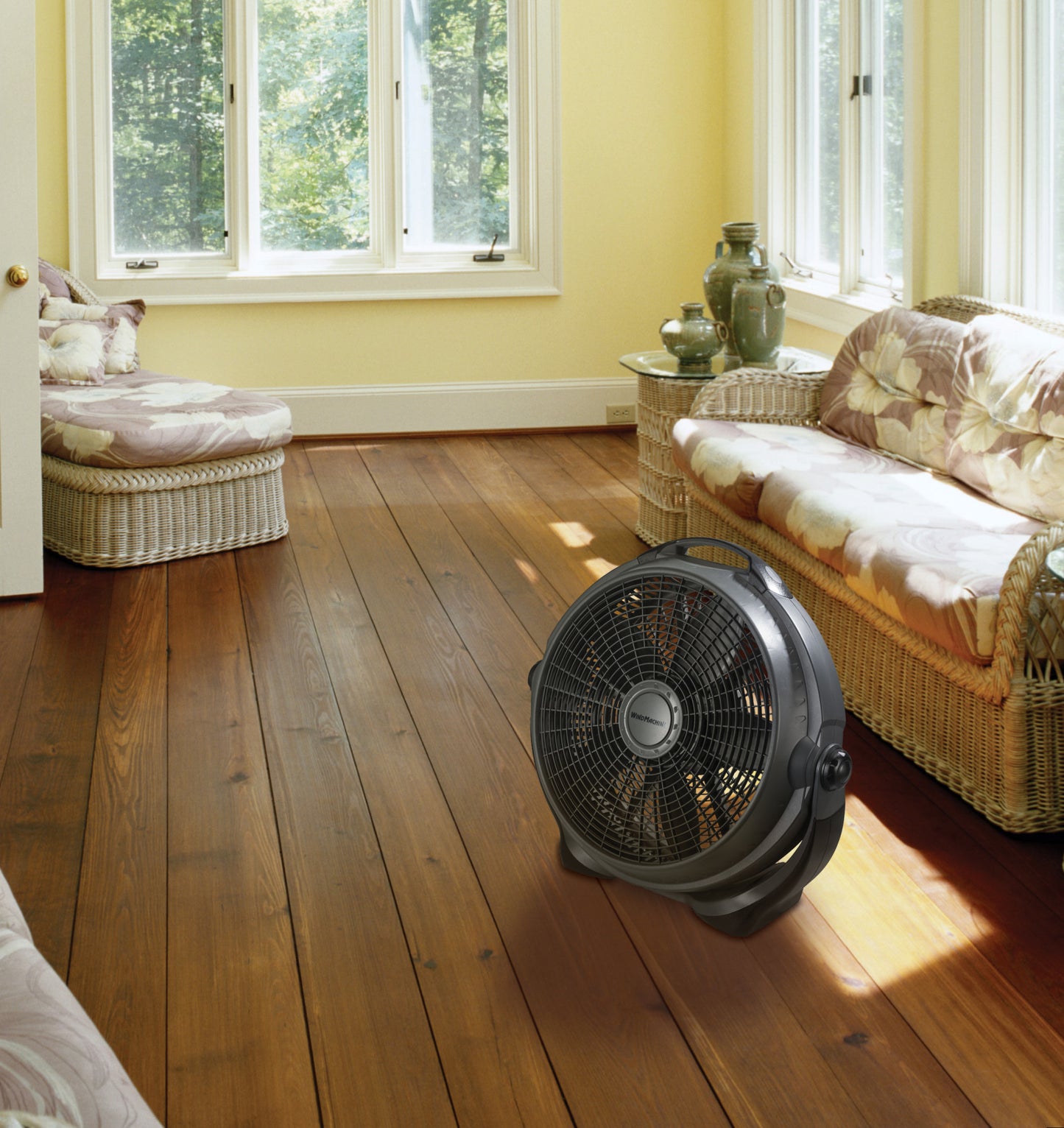 Lasko20" Wind Machine® Air Circulator Fan with 3 Speeds, A20335, Black