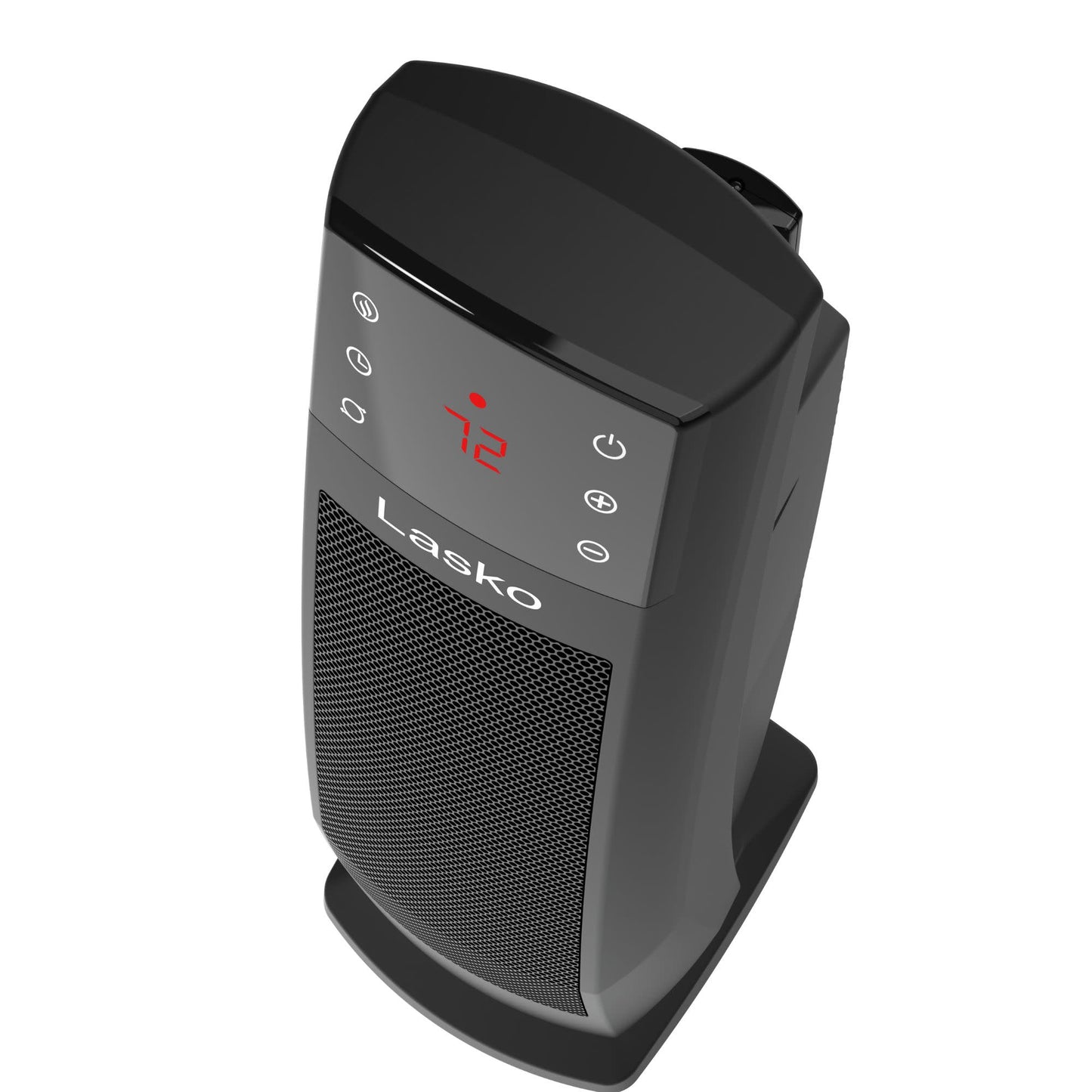 Lasko 22" Ceramic Tower Space Heater: Oscillating, 3 Heat Settings, Remote, Timer, Tip-Over Switch, Thermostat, Black