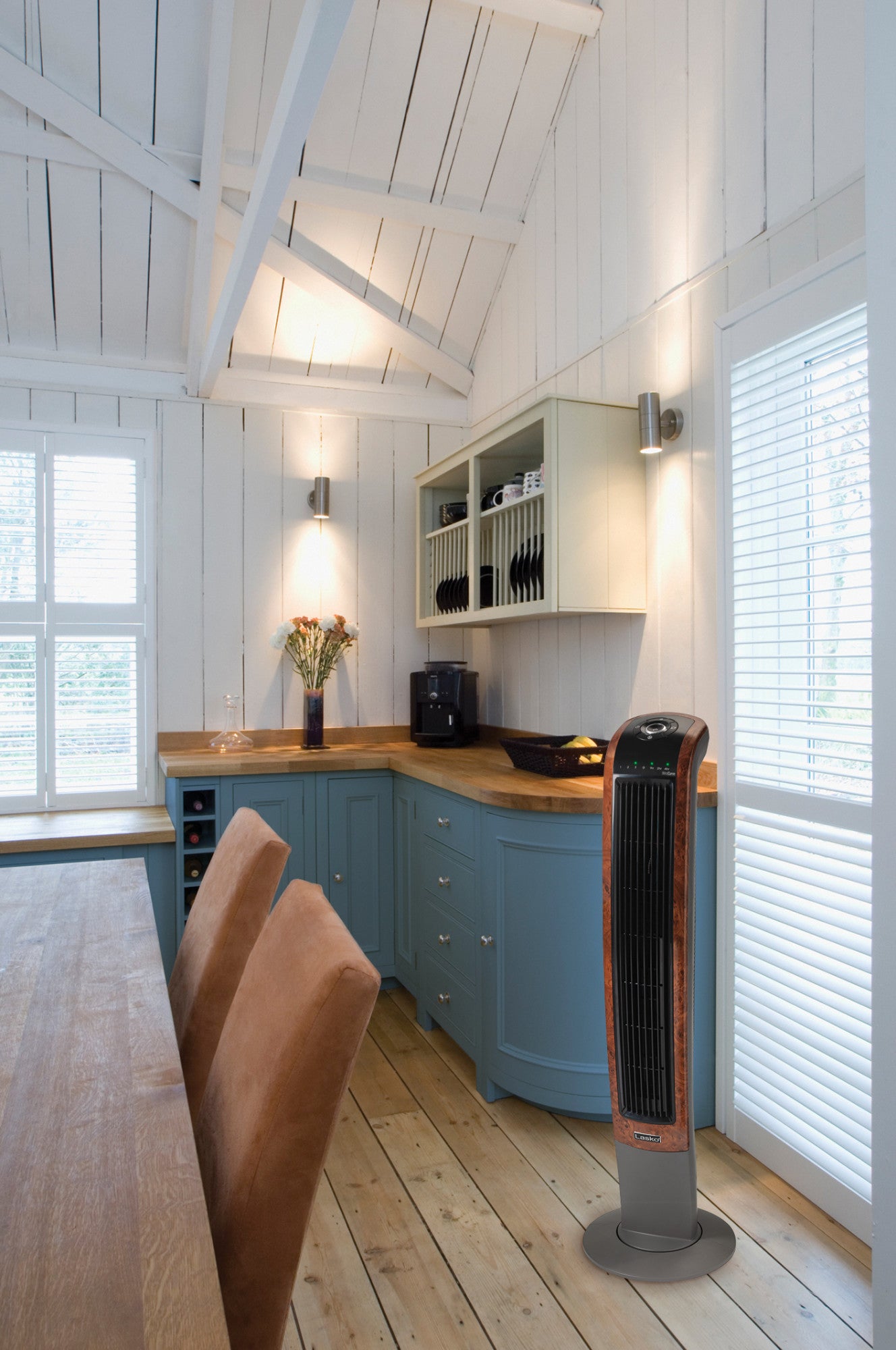 Lasko 42" Wind Curve® Tower Fan with Nighttime Mode and Remote, T42964