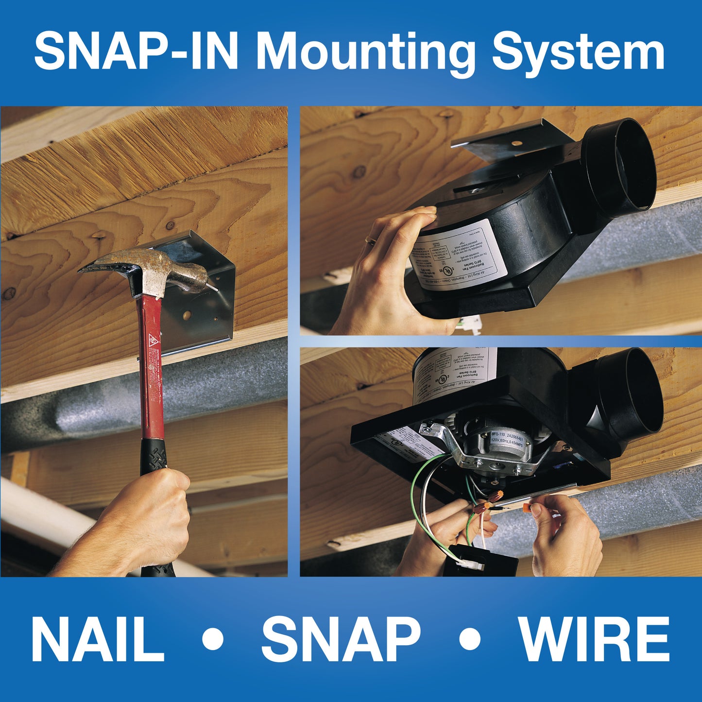 Air King ENERGY STAR® Certified 70 CFM Snap-In Exhaust Fan