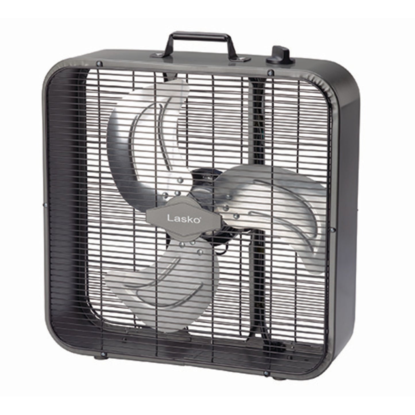 Lasko 20" Metal Box Fan with 3 Speeds, B20725