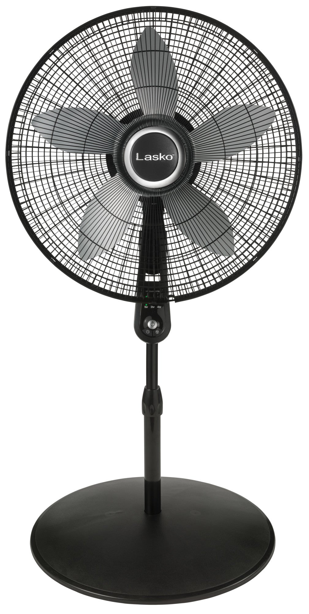 Lasko 20" Pedestal Fan (4-speed, remote, timer, black)
