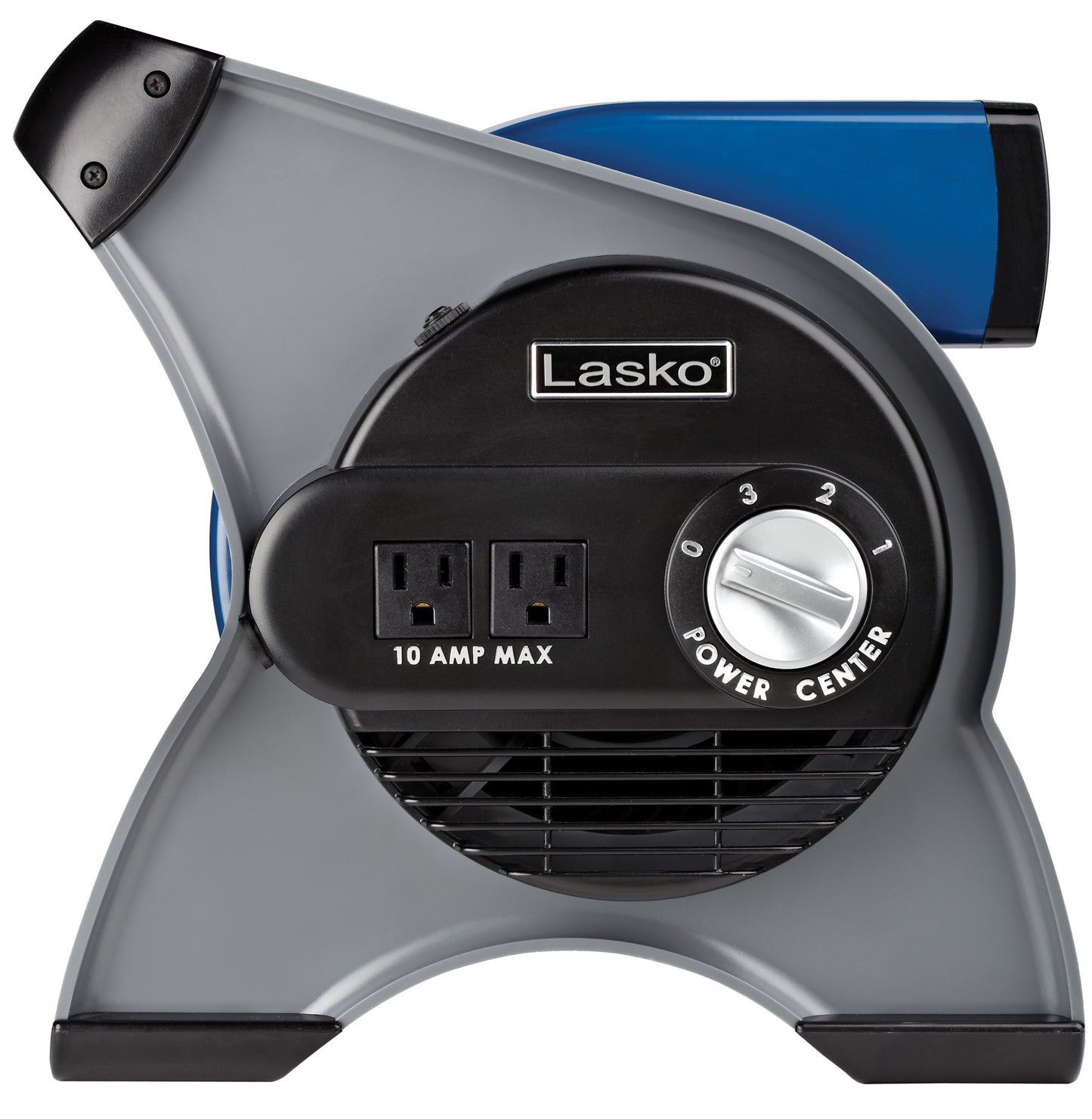 Lasko 3-Speed Blower Fan Multi-Purpose Pivoting Utility Floor Fan with Outlets, U12100
