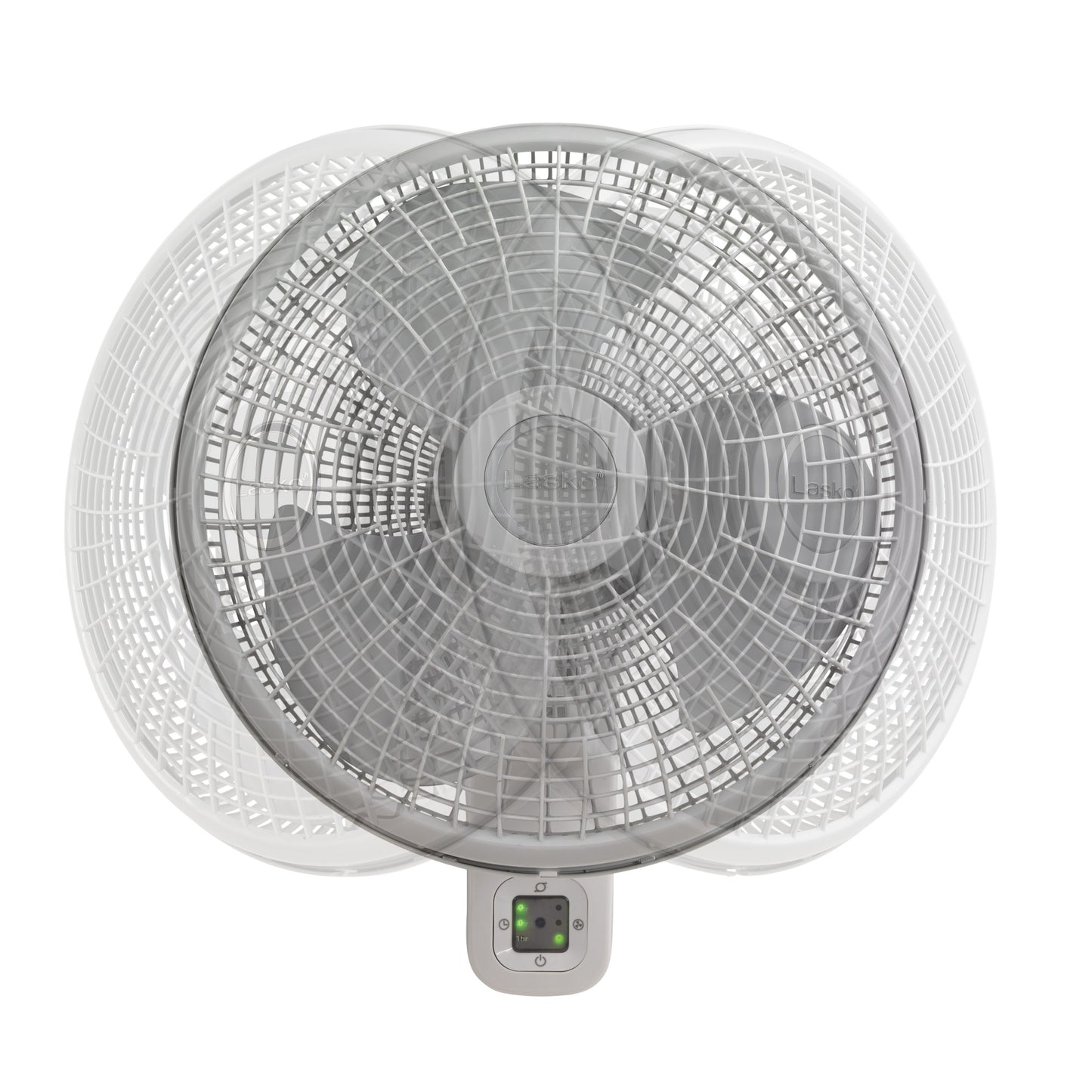 Lasko Oscillating Wallmout Fan with Remote Control, M16950, White