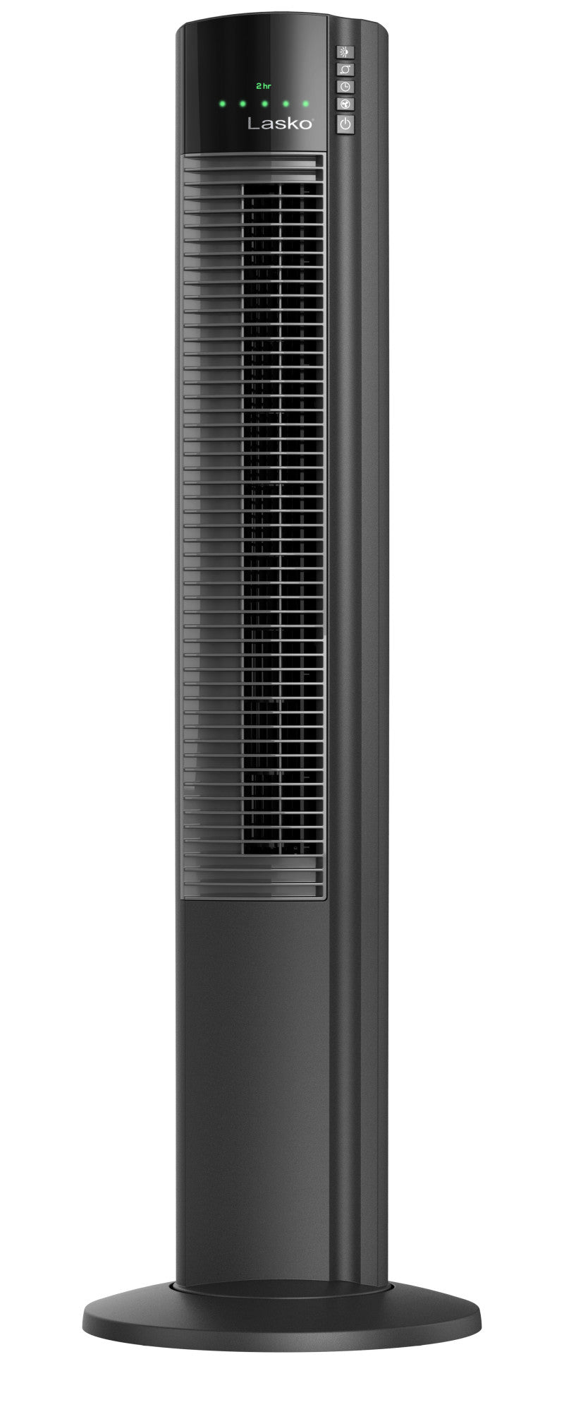Lasko 5-Speed Wind Curve® Tower Fan with Remote, T42916, Black