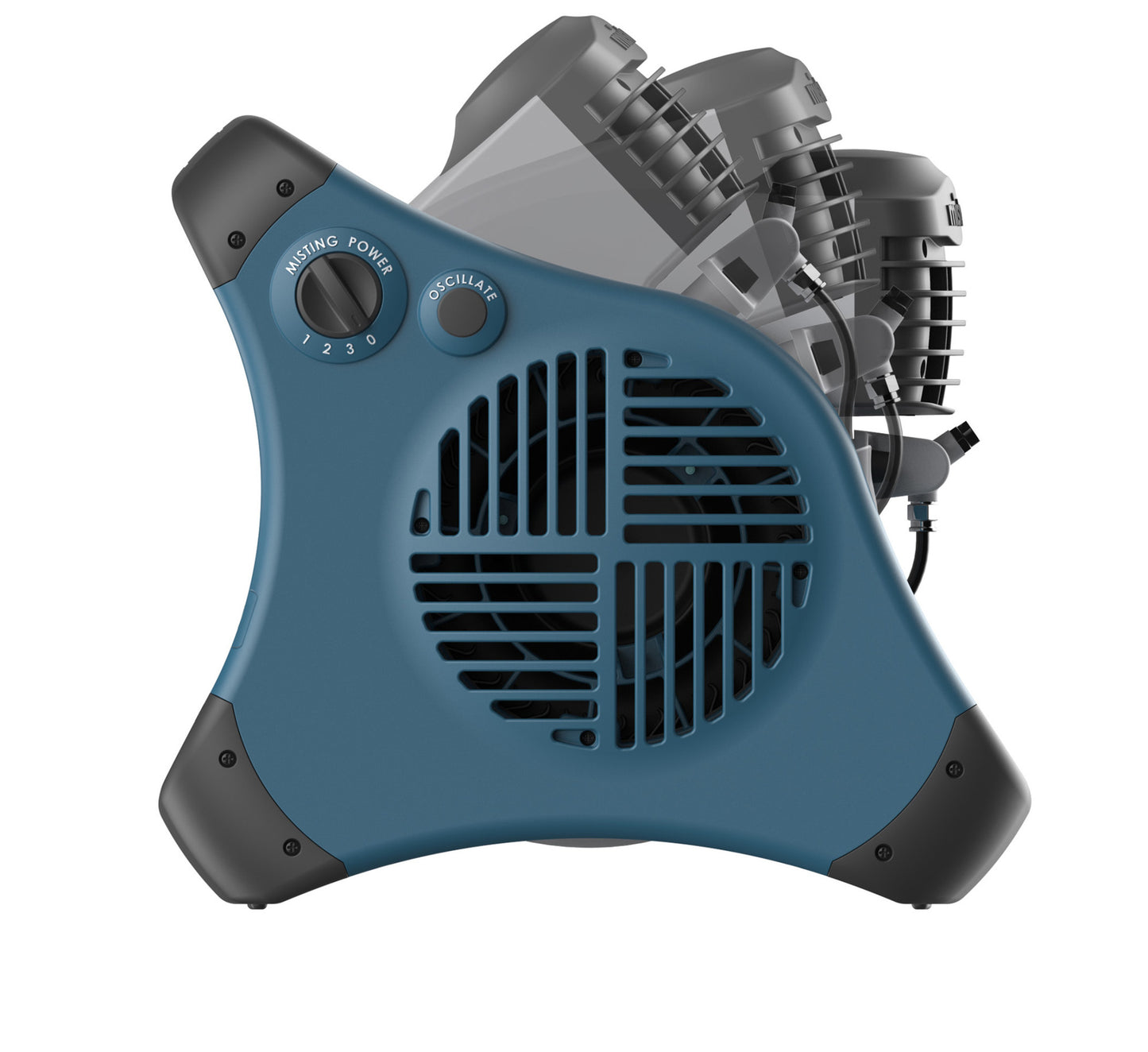 Lasko 15" Pivoting Misto Outdoor Misting Fan with GFCI Cord and 3 Speeds, 7054, Blue