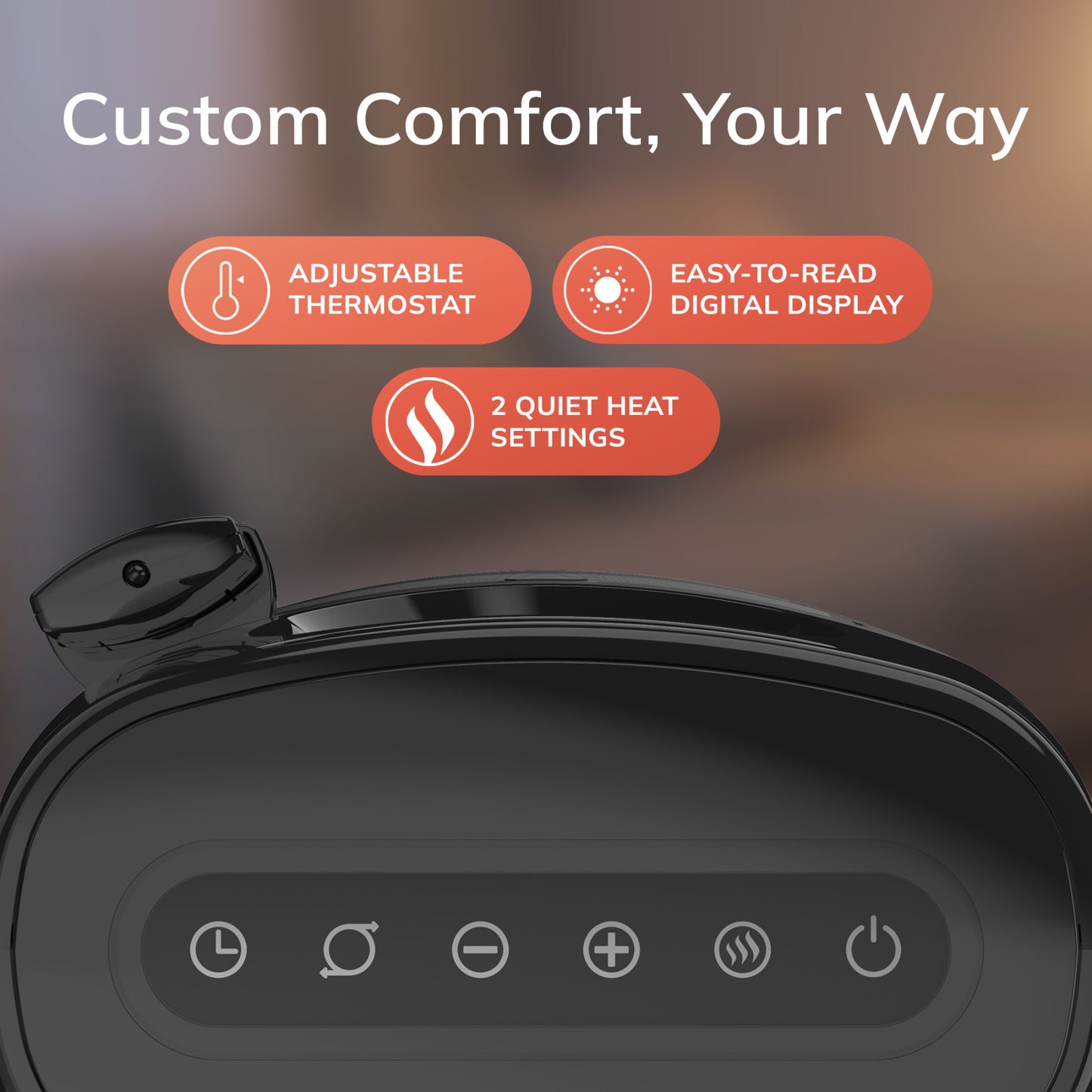 Lasko CW100 1500W Bladeless Tower Heater with Remote Control