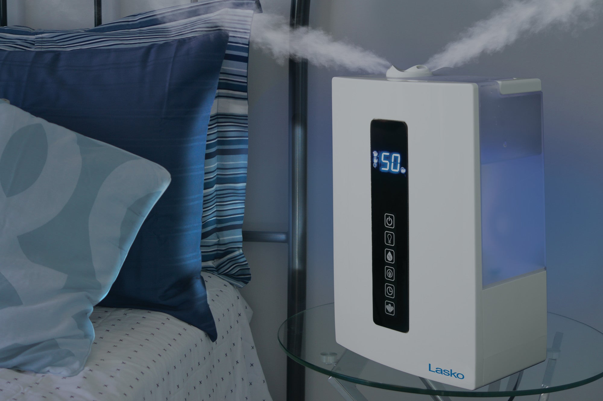 Lasko Quiet Ultrasonic Digital Warm and Cool Mist Humidifier UH300 - Thumbnail 5