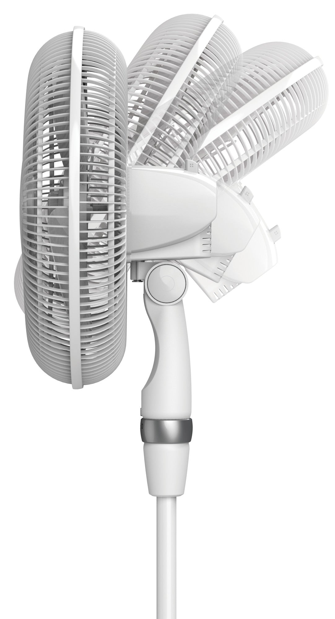Lasko 16" 3-Speed Oscillating Remote Controlled Adjustable Pedestal Fan, White, 1646 - Thumbnail 2