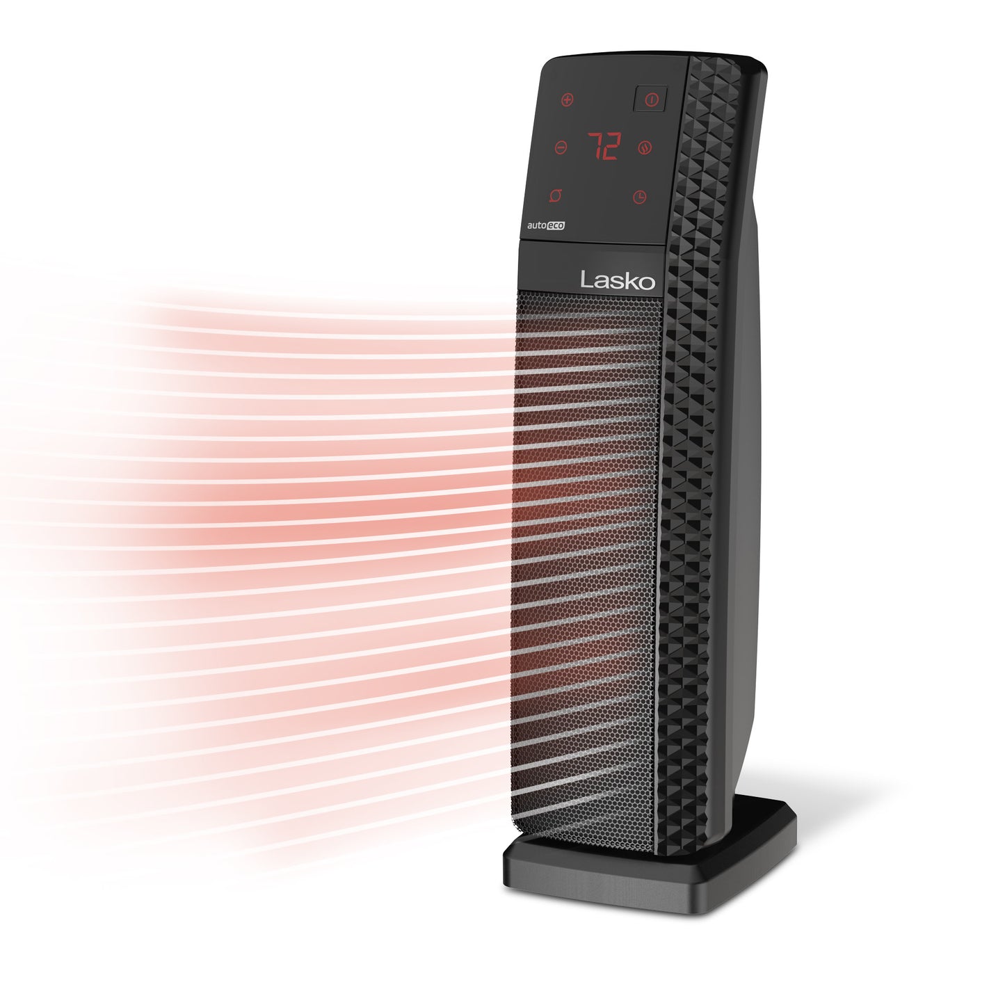 Lasko CT22440 22" Digital Ceramic Tower Space Heater with Remote Control, Black