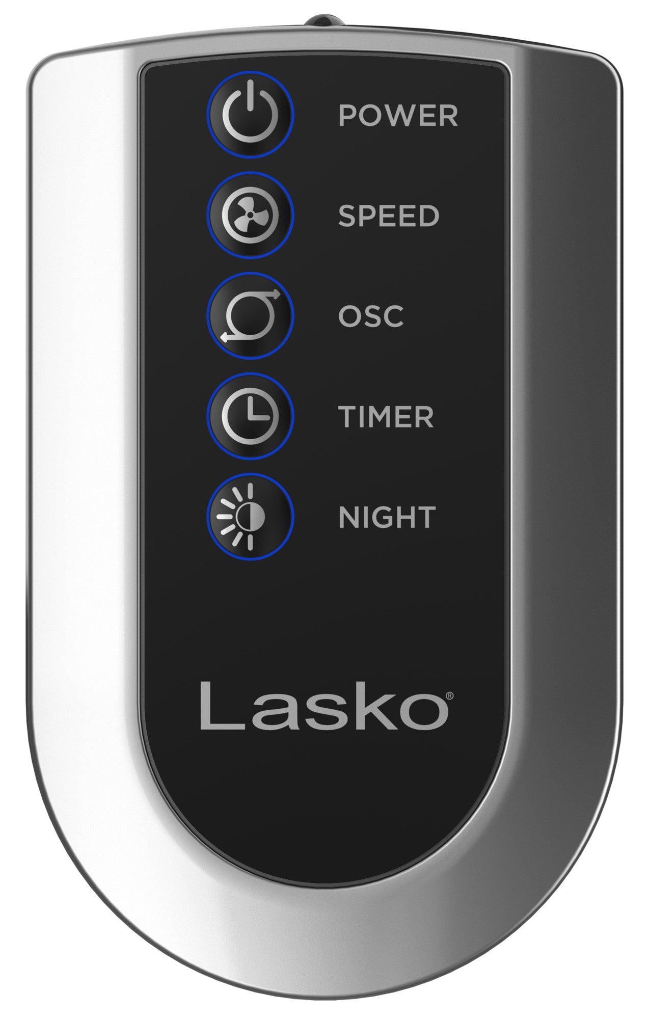 Lasko 5-Speed Wind Curve® Tower Fan with Remote, T42916, Black