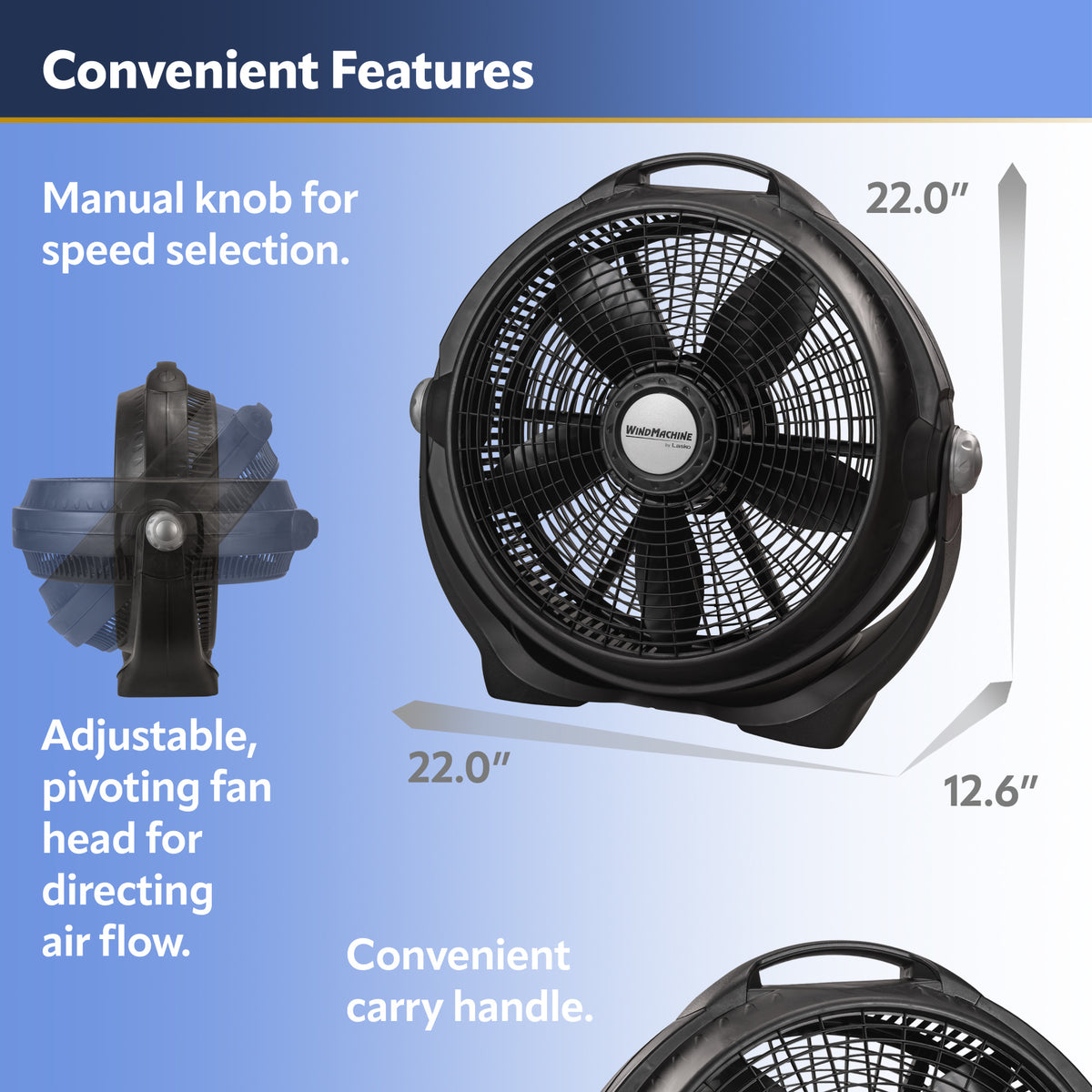 Speed Lasko Cyclone Fan Walmart Wind Machine Fan Lasko 20