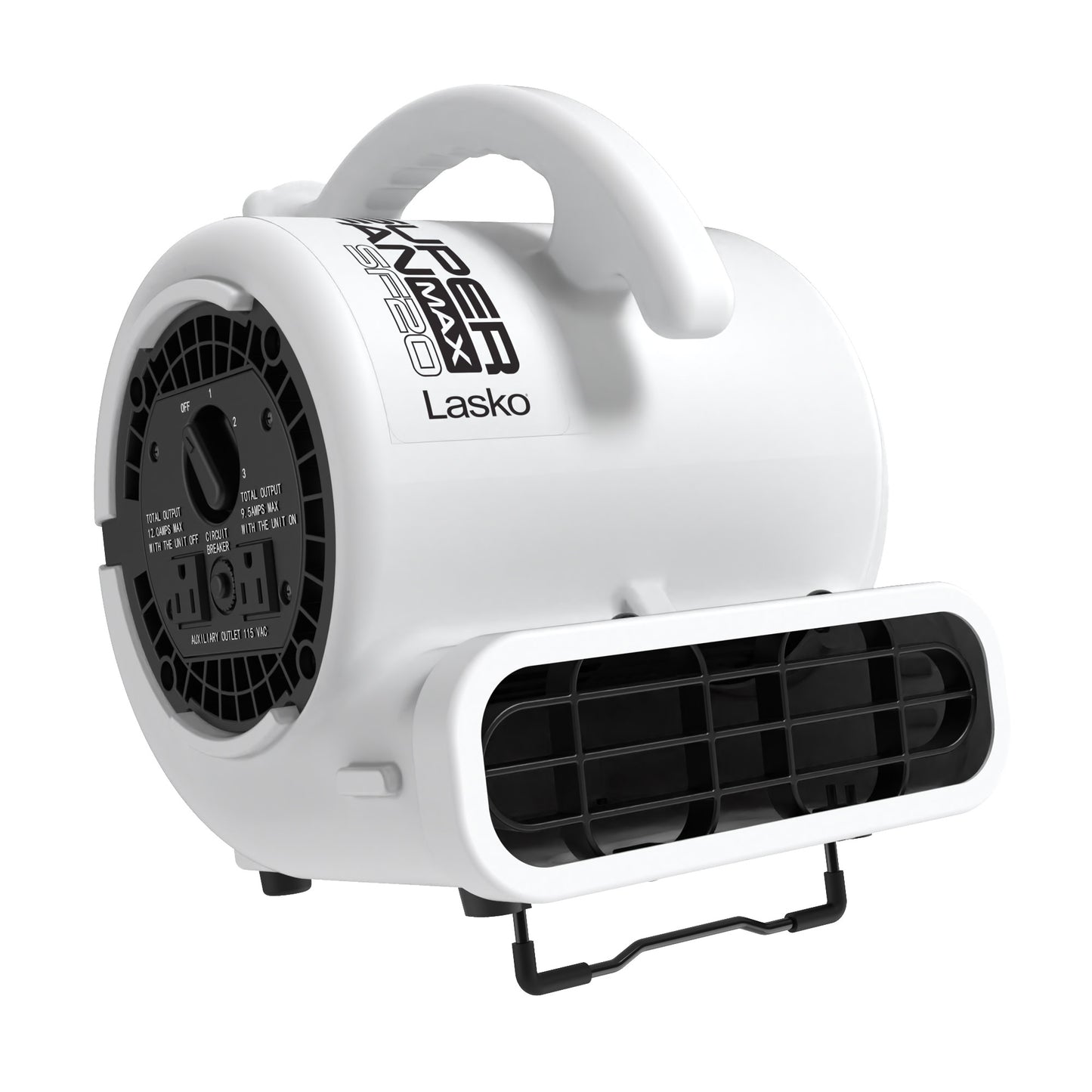 Lasko SF-20-G2 Super Fan Max Multi-Purpose Compact Air Mover, Gray