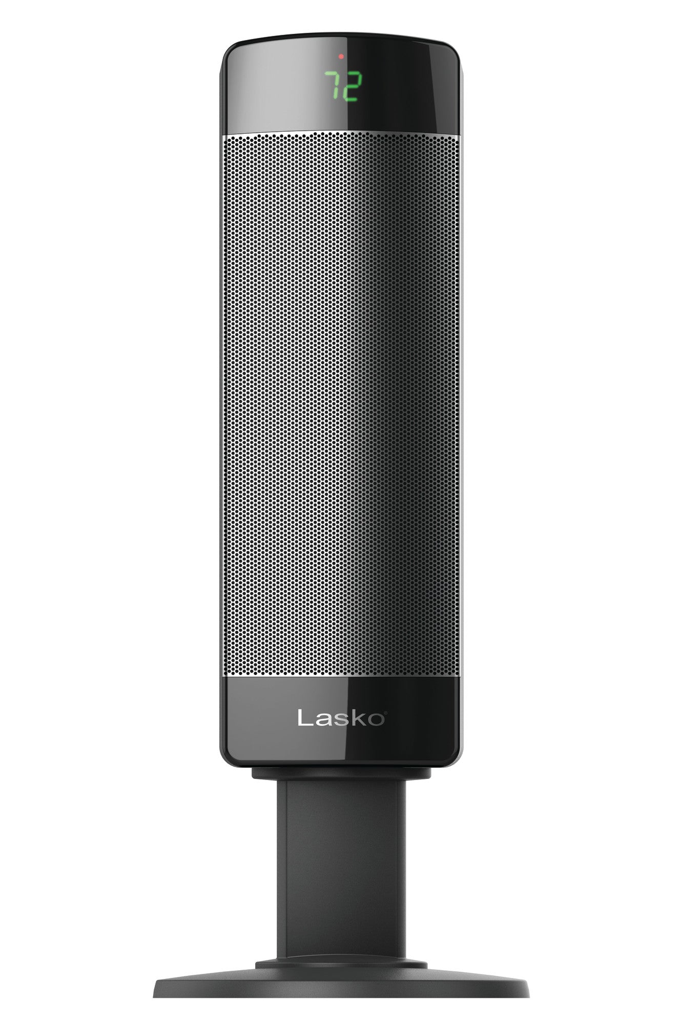 Lasko 1500W Ceramic Pedestal Space Heater with Remote, CS27600, Black