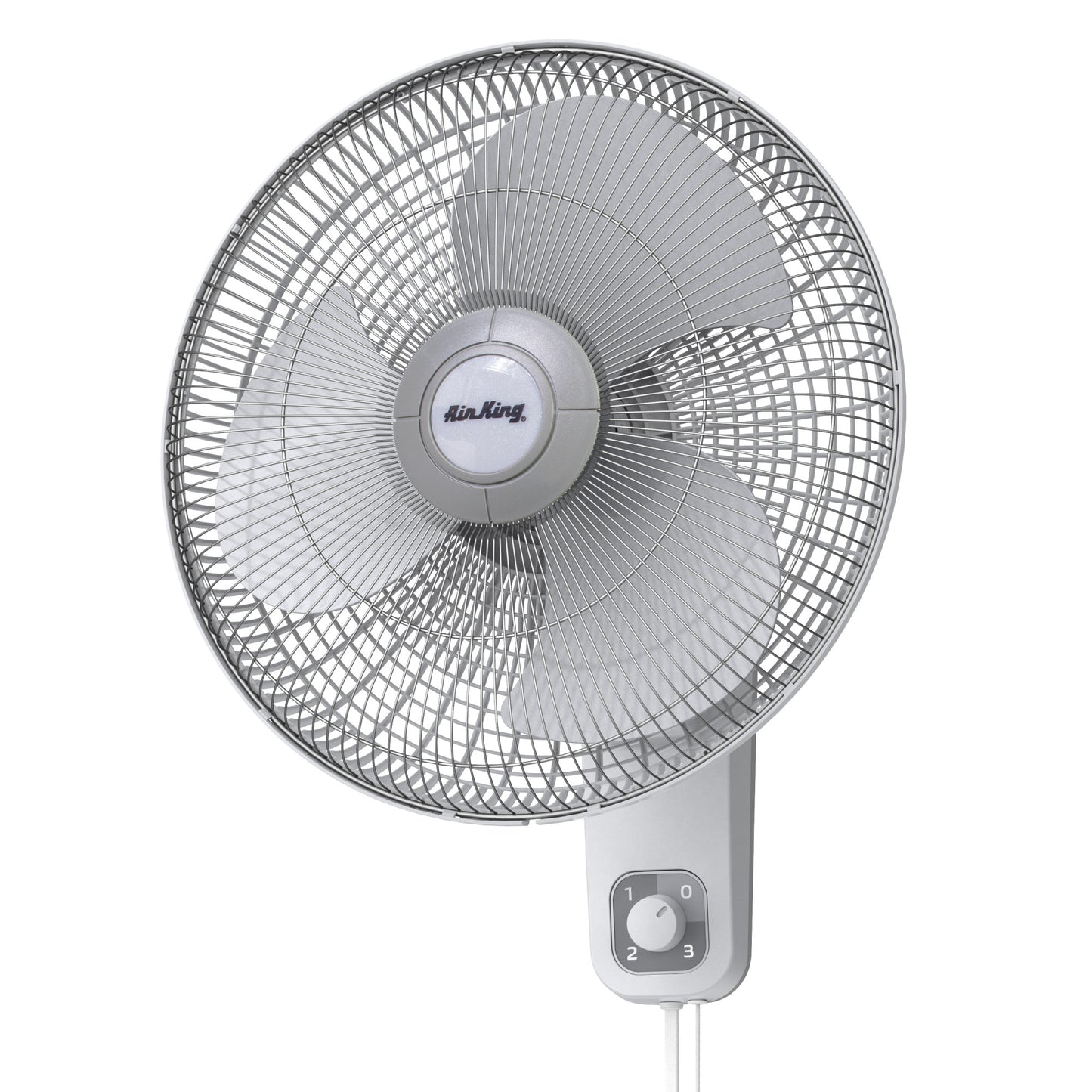 Air King 16" 1/20 HP Commercial Grade Wall Mount Fan (3-speed, manual, white)