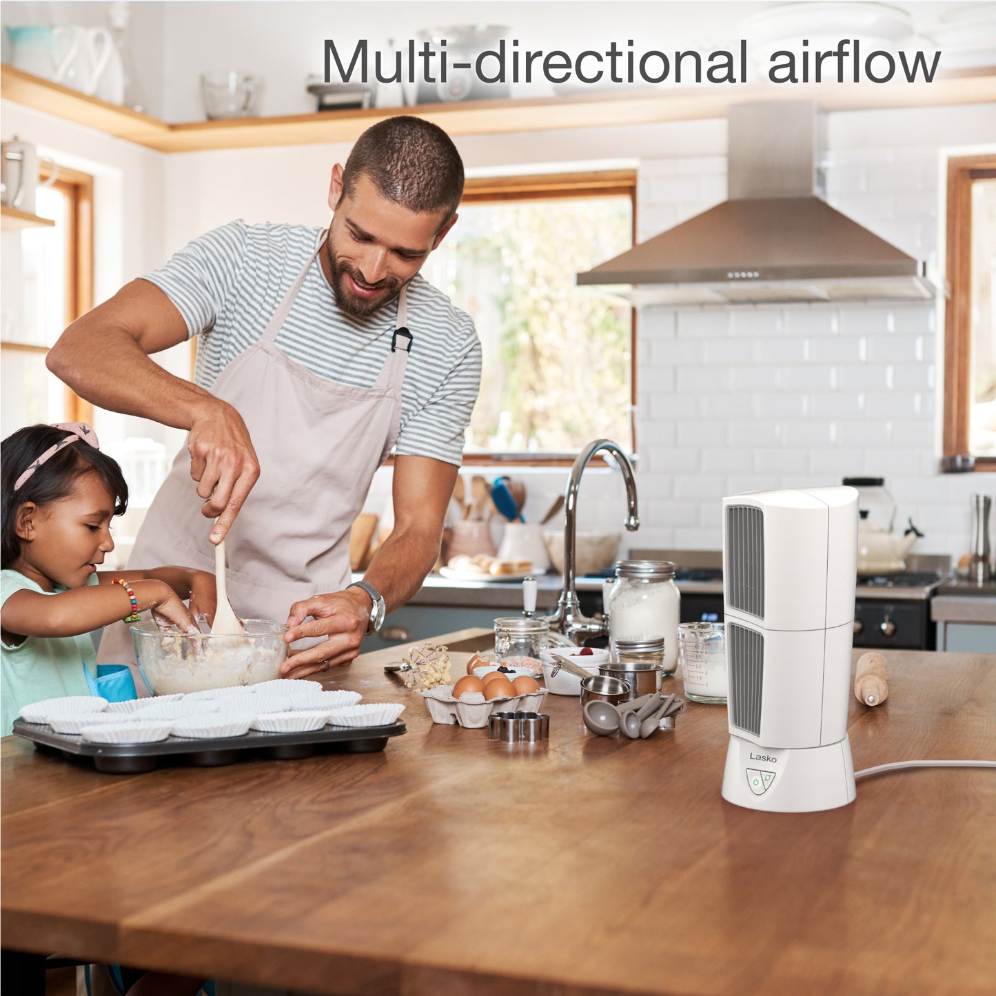 Lasko Platinum Desktop Wind Tower Fan, 4917, White