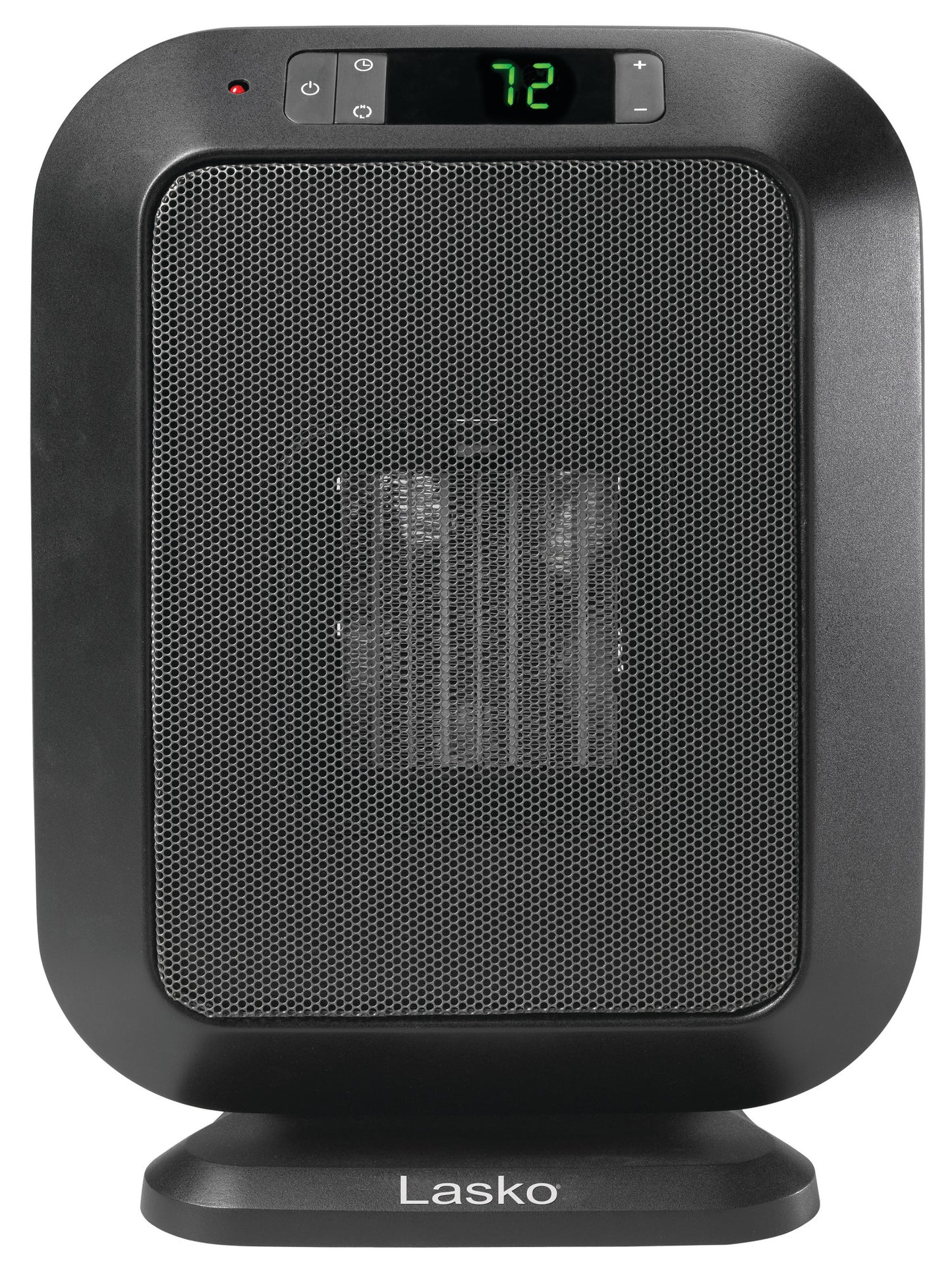 Lasko 15" Electric 1500-Watt Flat Panel Ceramic Heater, 6221, Black