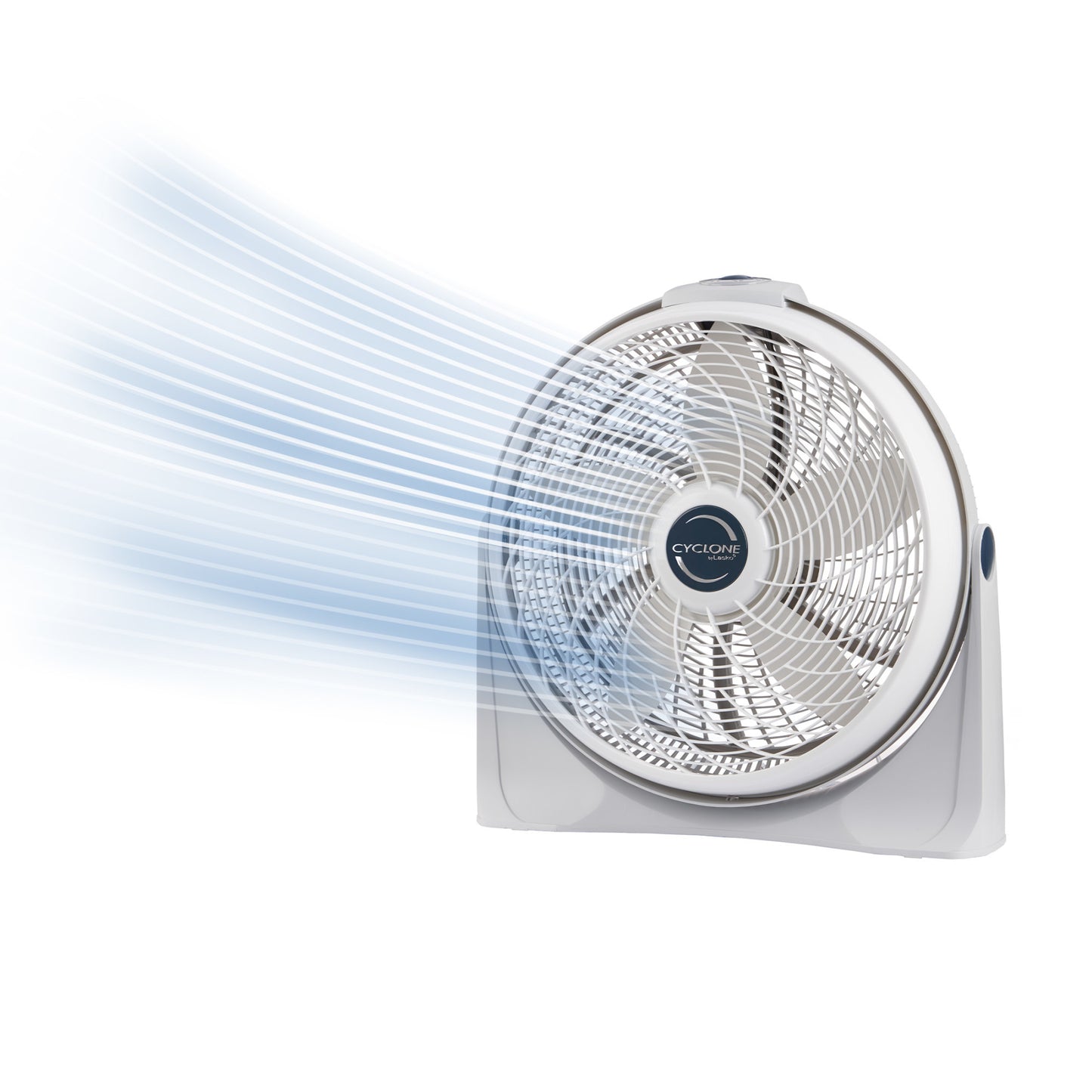 Lasko Cyclone 20" Air Circulator Fan: Wall Mount, 3-Speed, Pivoting, White