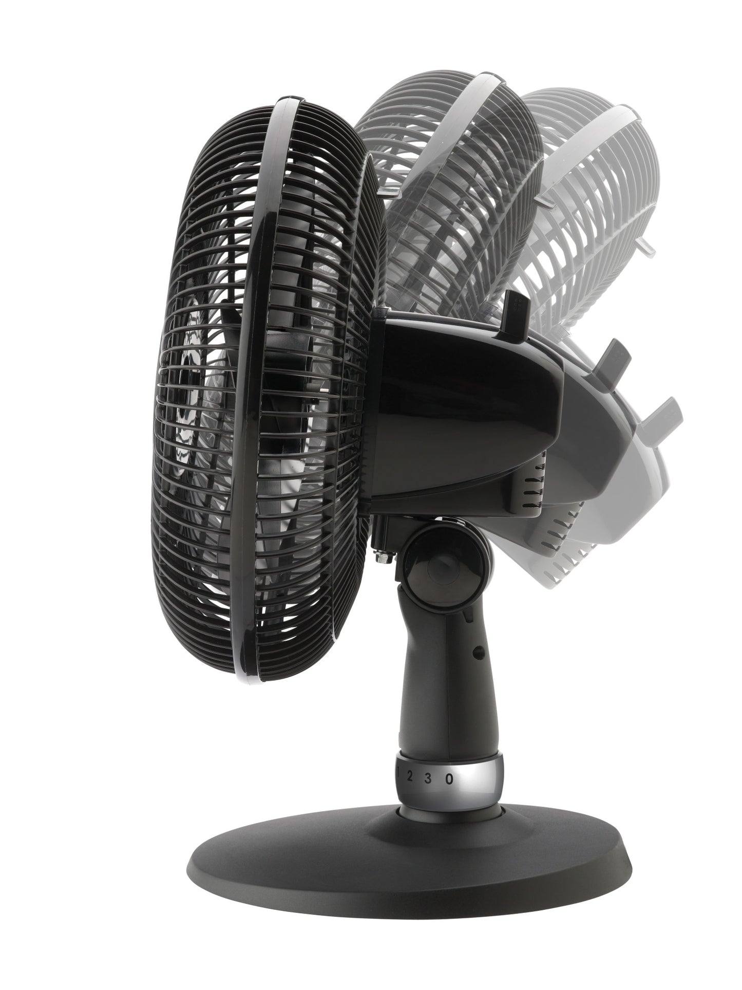 Lasko 3-Speed Table Fan with Widespread Oscillation, D12525, Black