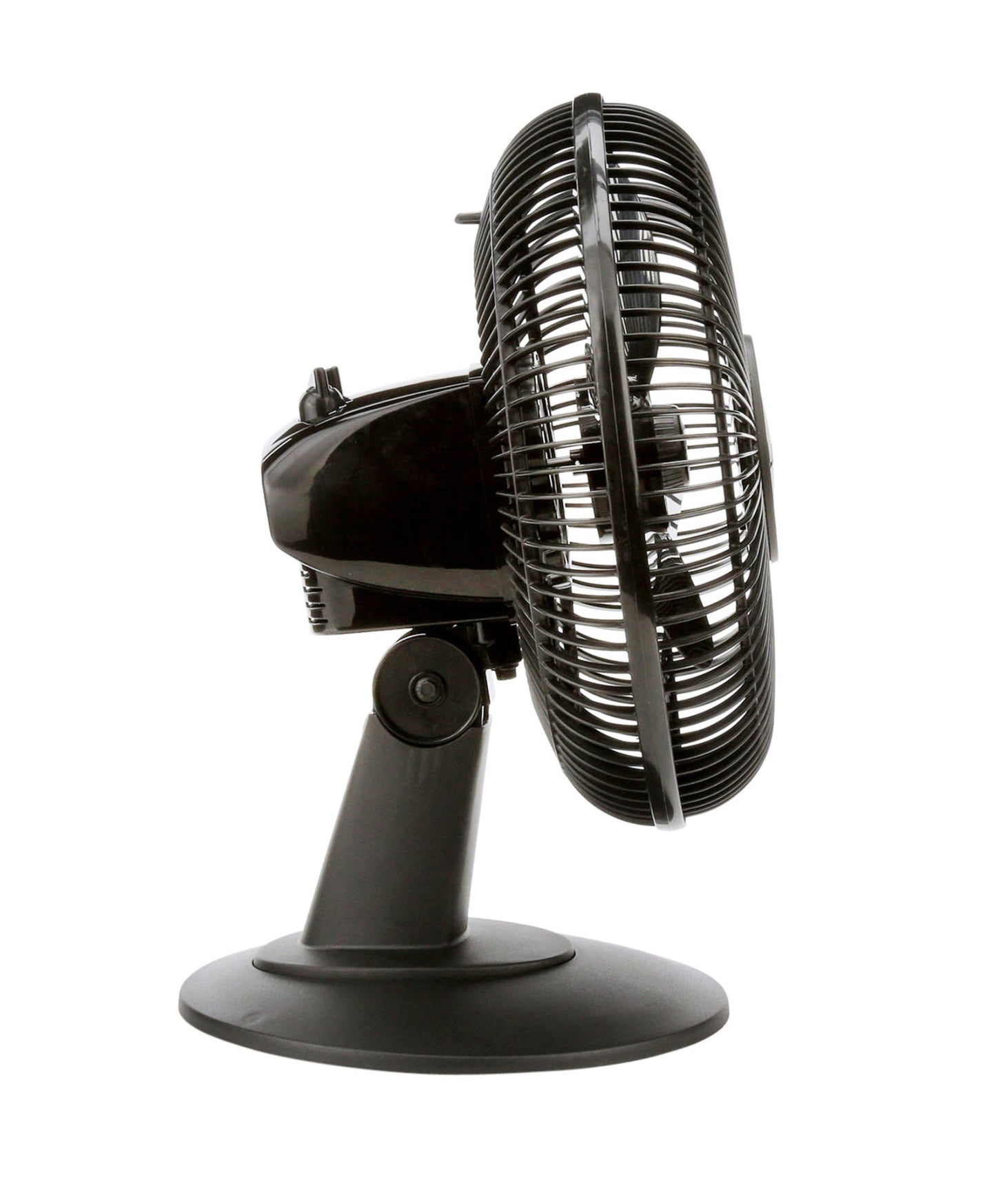 Lasko 12" 3-Speed Oscillating Table Fan with Tilt-back, 2017, Black
