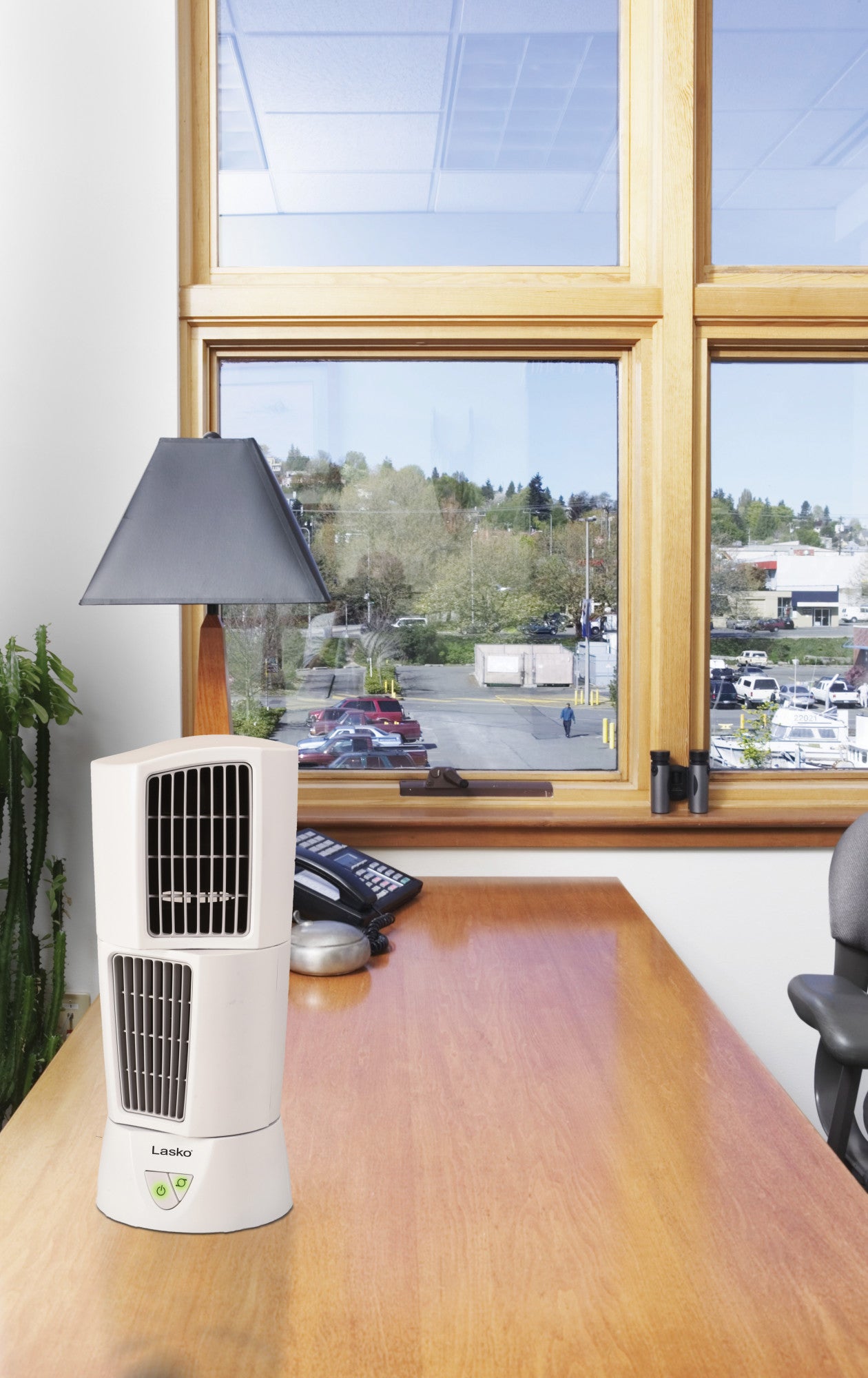 Lasko Platinum Desktop Wind Tower Fan, 4917, White