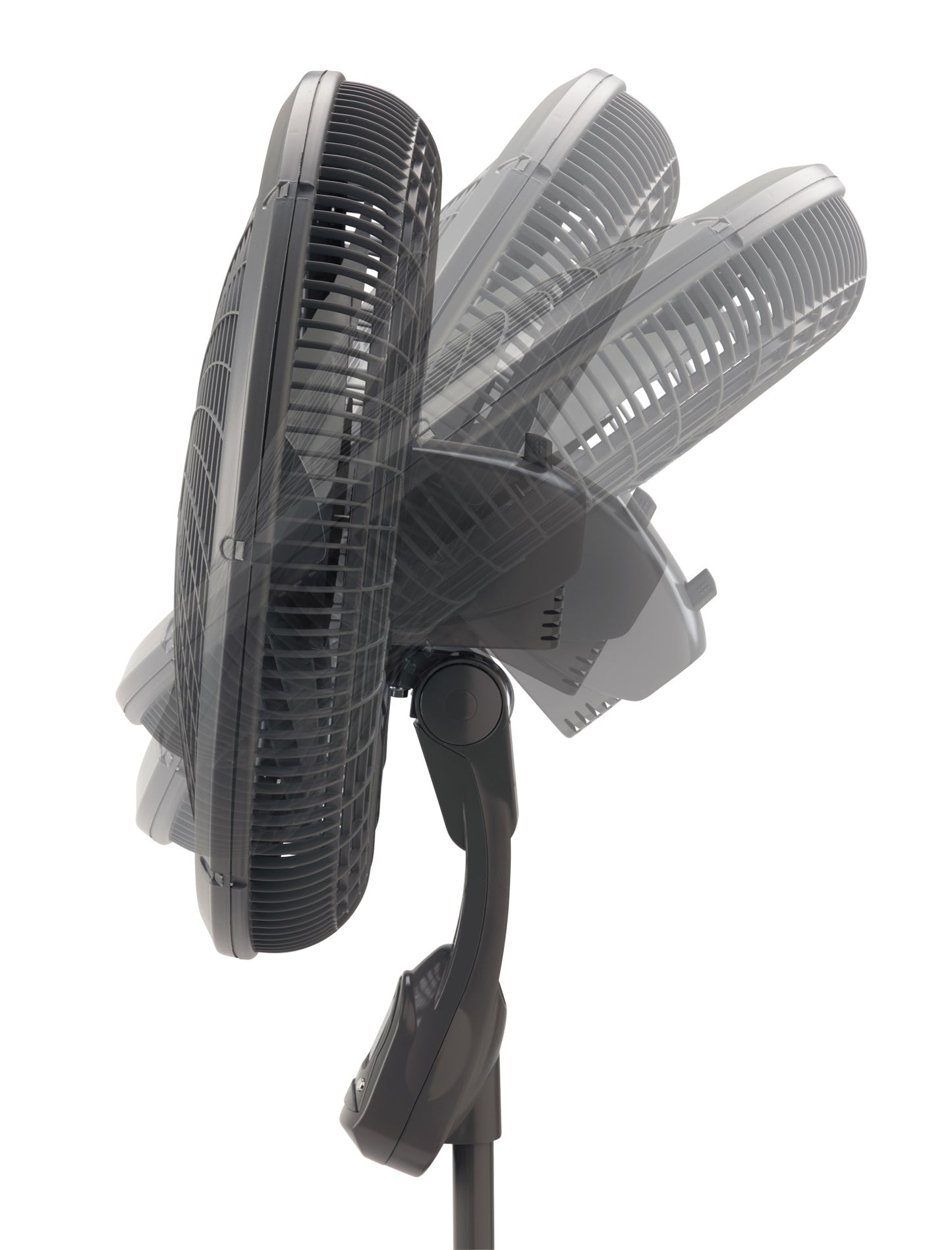 Lasko 18' Oscillating Pedestal Fan with Timer and Remote, S18924, Gray