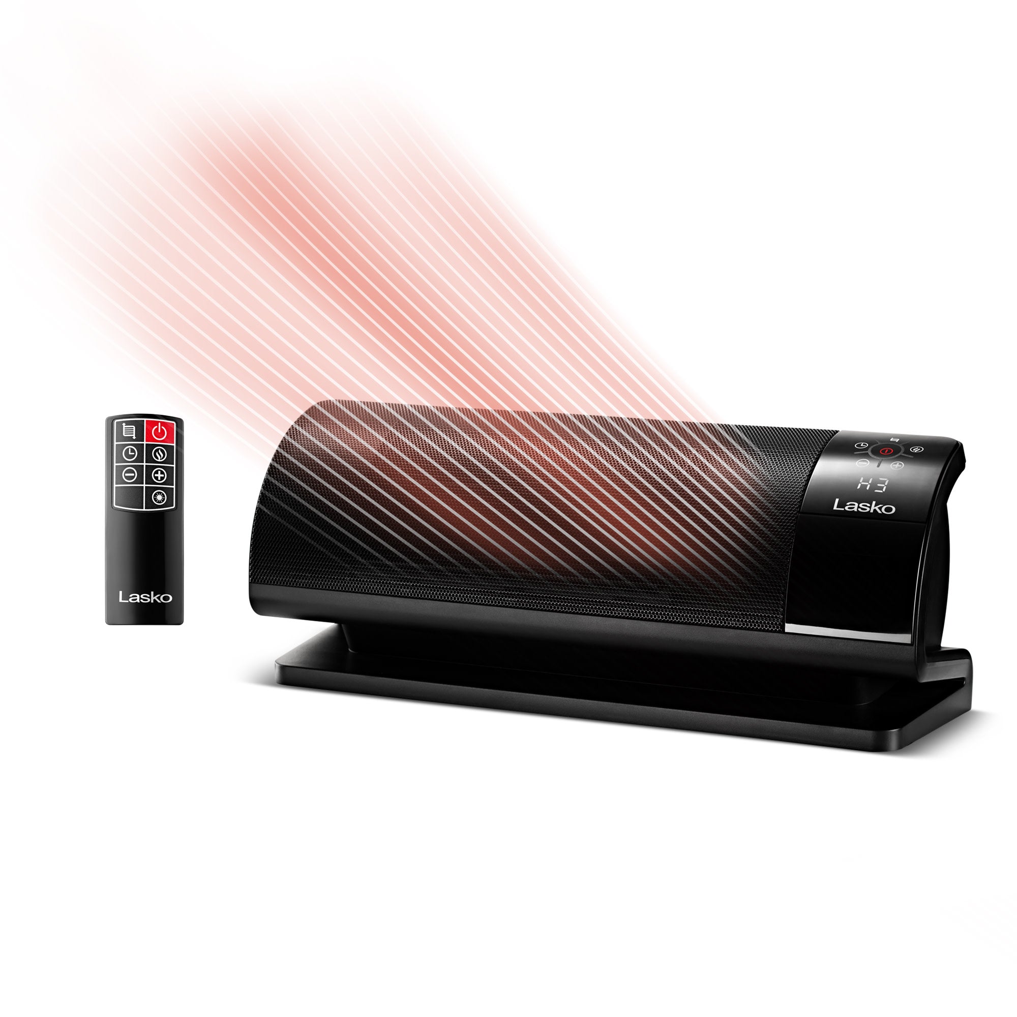 Lasko CL22100 1500W Low Profile Baseboard Space Heater with Remote