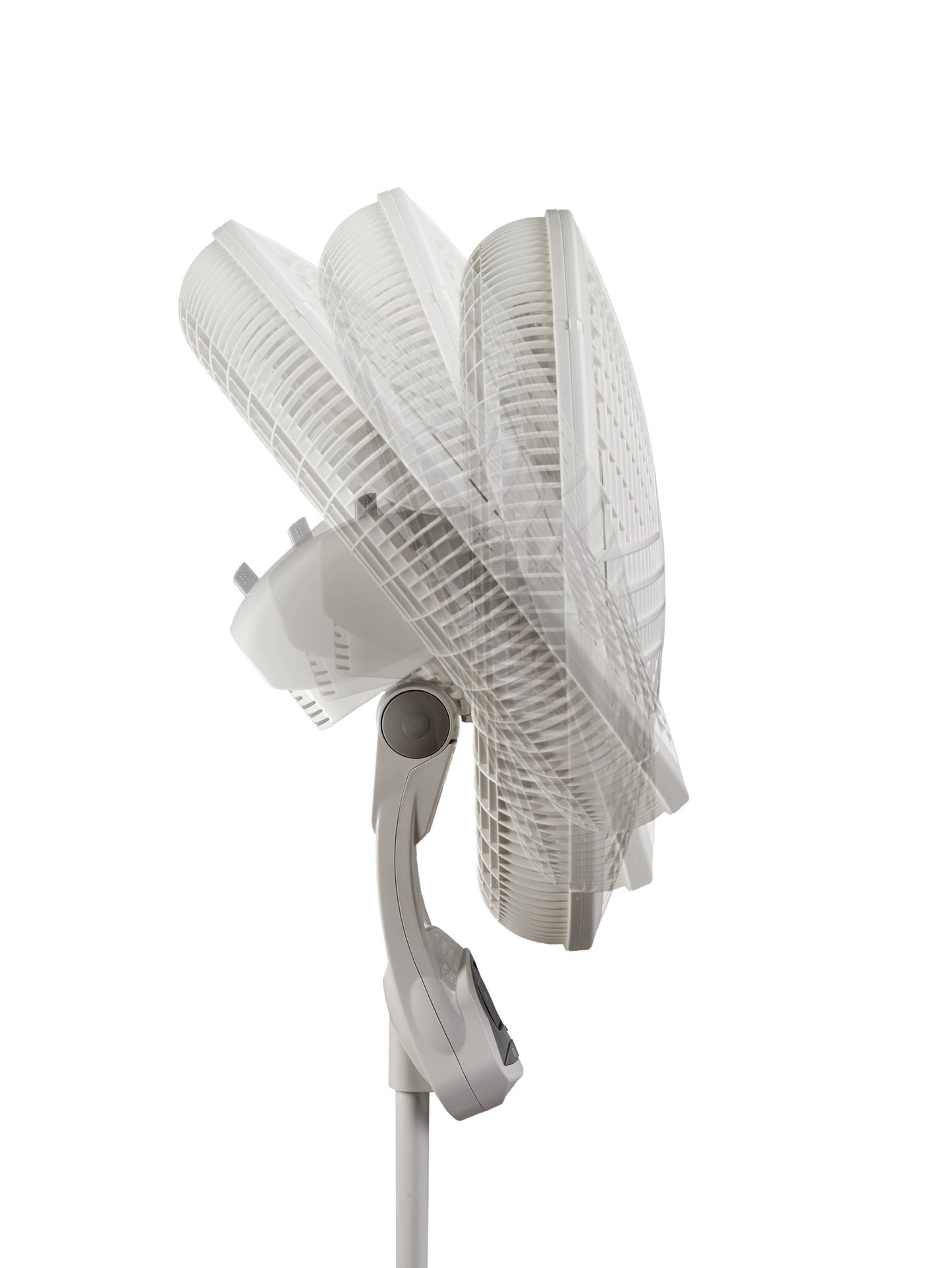 Lasko Adjustable 3-Speed Pedestal Fan with Remote Control, 1880, White