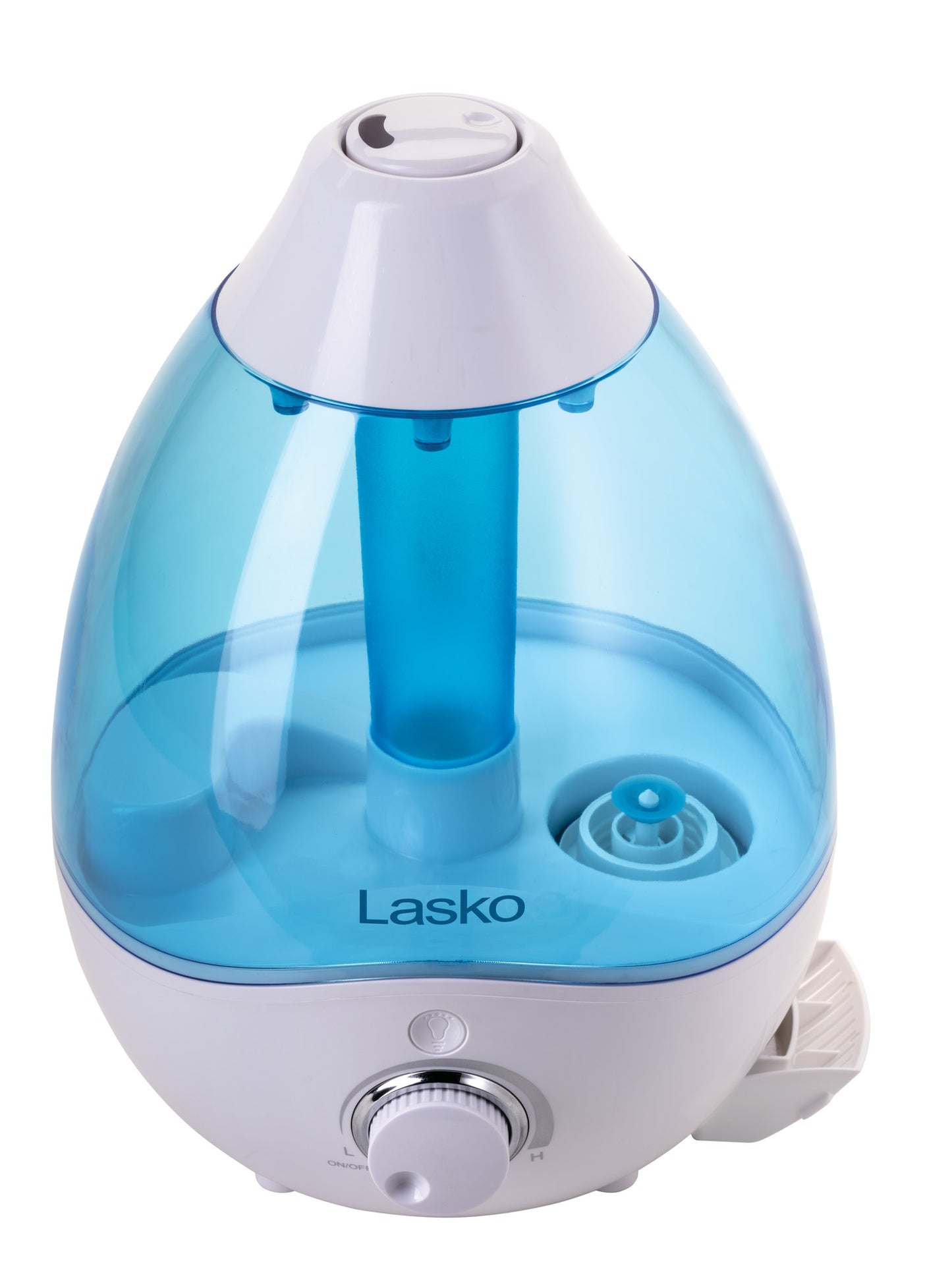 Lasko Ultrasonic Cool Mist Humidifier with Scent Tray and Nightlight, UH200, White and Blue