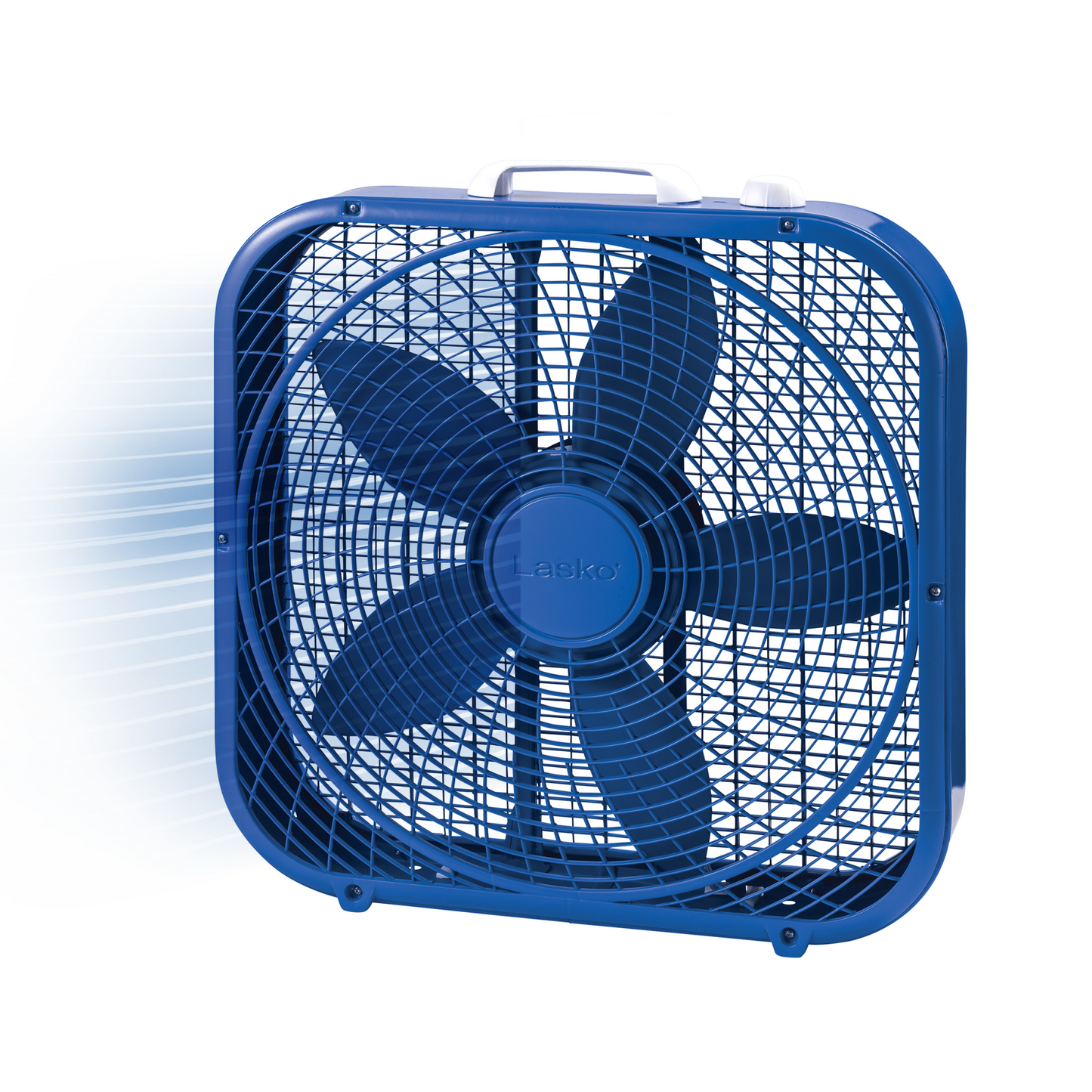Lasko Cool Colors 20" 3-Speed Box Fan, B20308, Blue