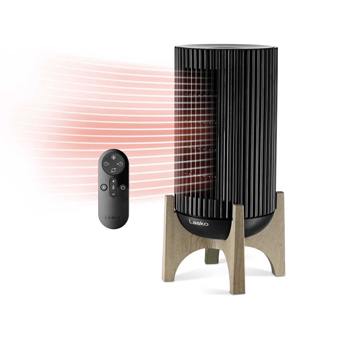 Lasko CX16550  Artisan Series Ceramic Space Heater and Base with Remote Control, Black