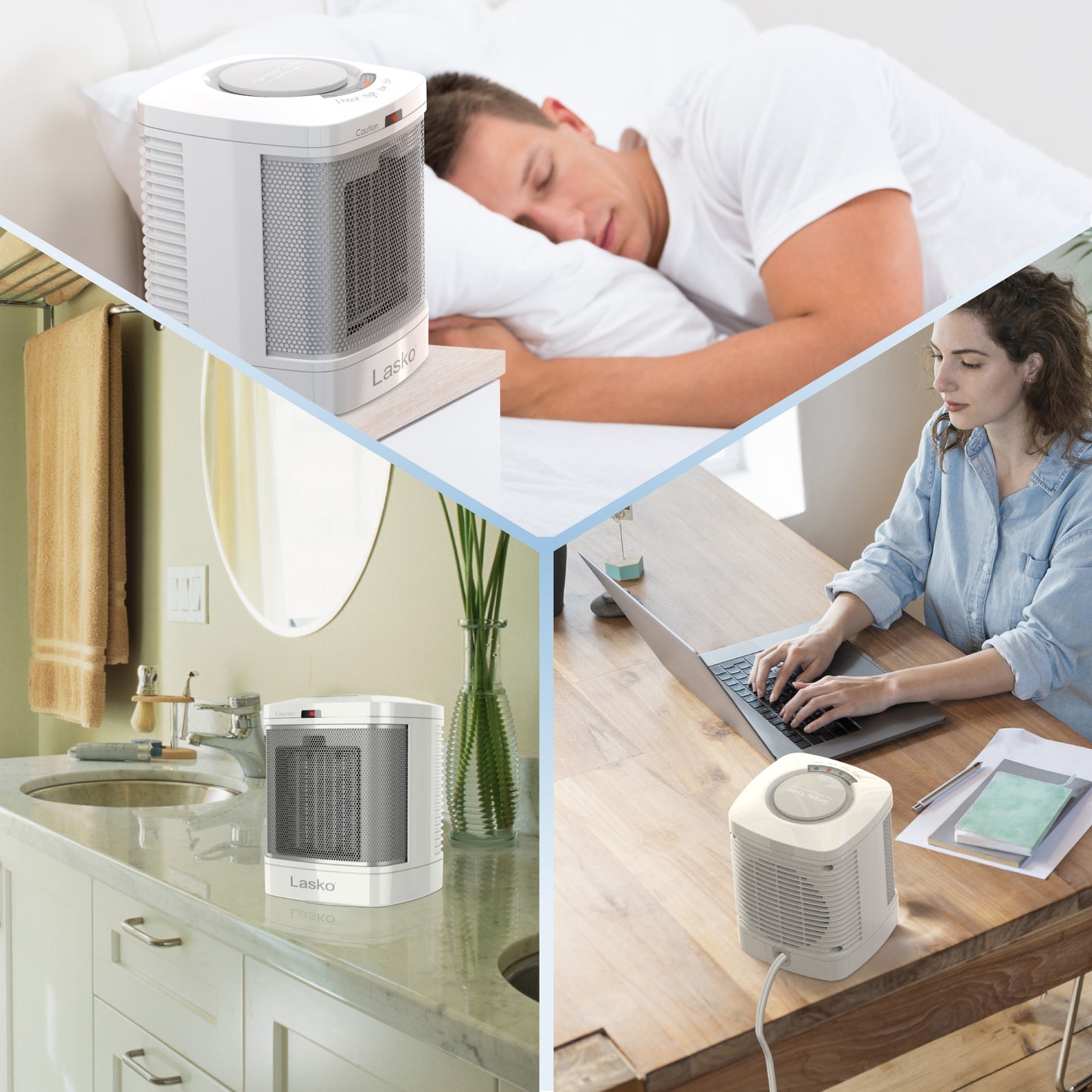Ceramic Bathroom Space Heater with Fan