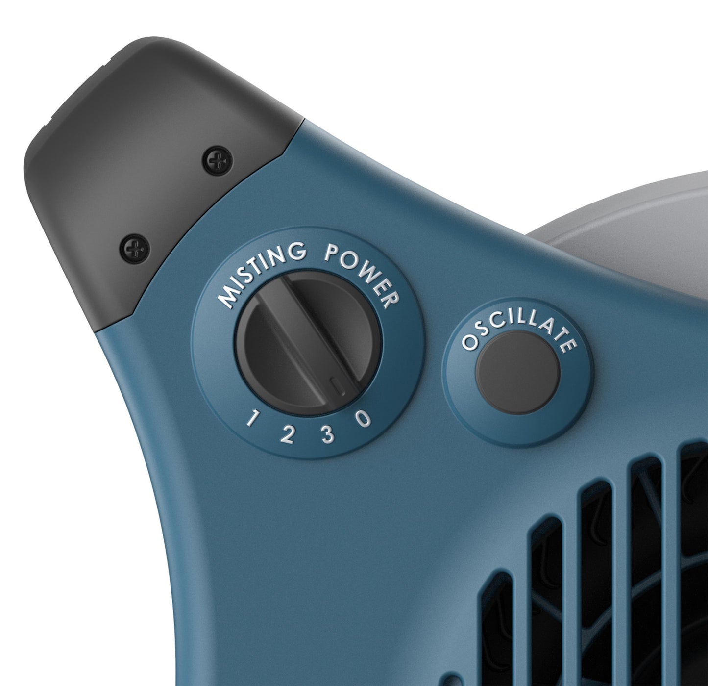 Lasko 15" Pivoting Misto Outdoor Misting Fan with GFCI Cord and 3 Speeds, 7054, Blue