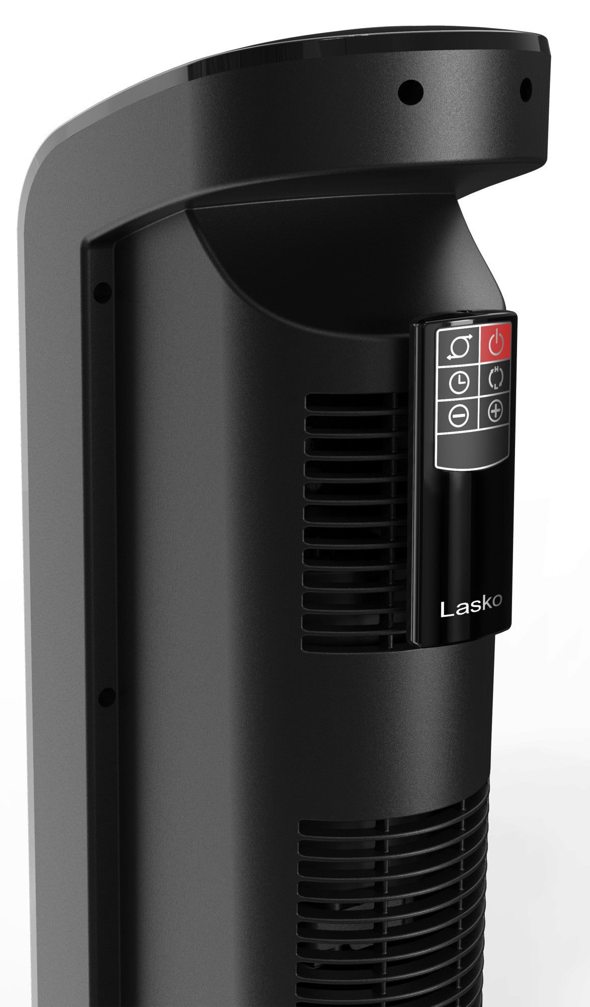 Lasko 22 in. 1500W Ceramic Tower Space Heater with Digital Display and Remote Control, CT22840, Black