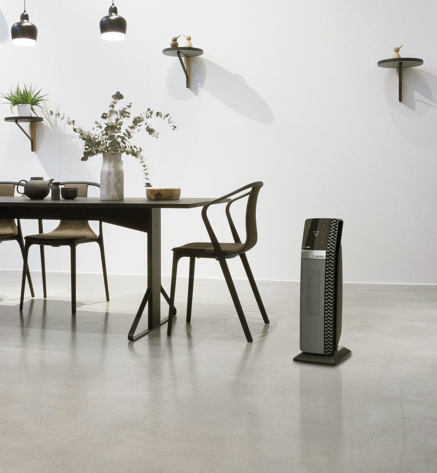 Lasko Elite Collection 1500W Ceramic Tower Space Heater with Tip-Over Switch, CT22445