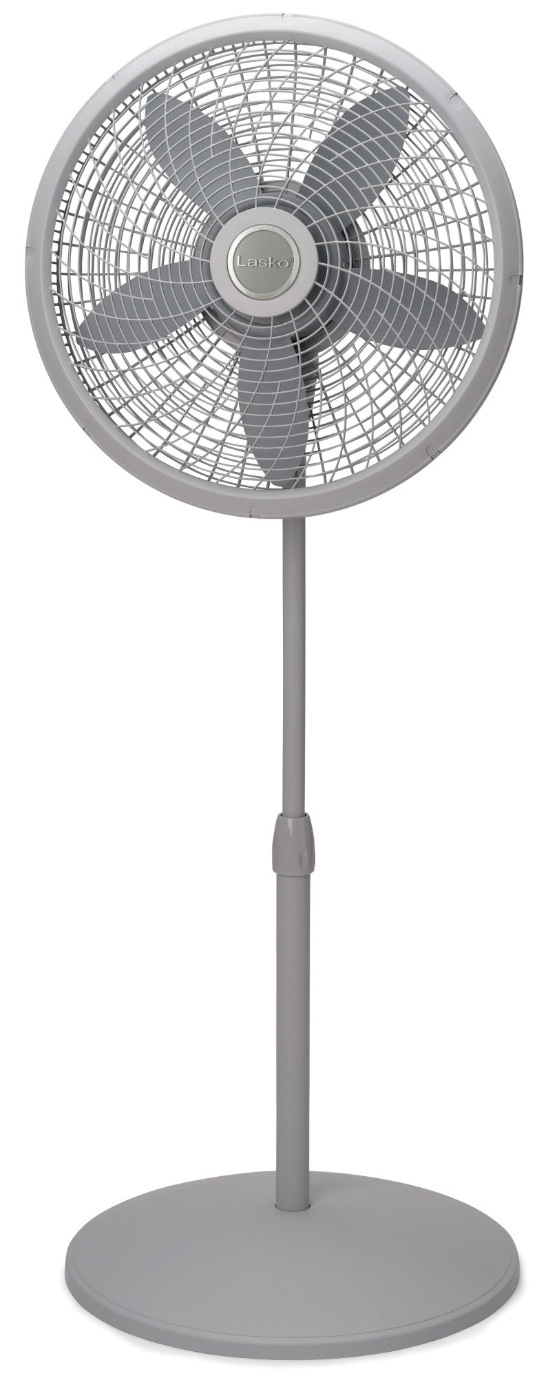 Lasko 18" Adjustable Cyclone Pedestal Fan with 3 Speeds, S18900, Gray
