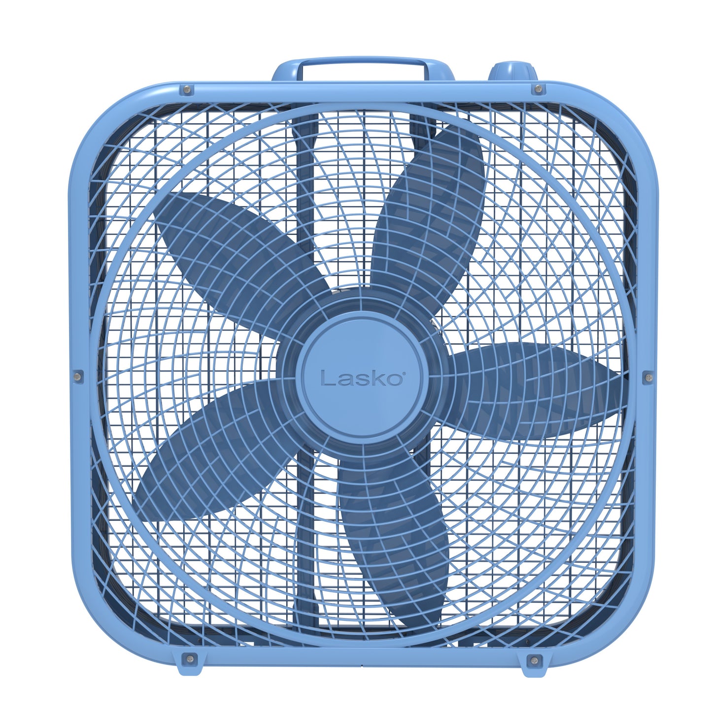 Lasko 20" Cool Colors® Box Fan with 3 Speeds, Blue, B20310
