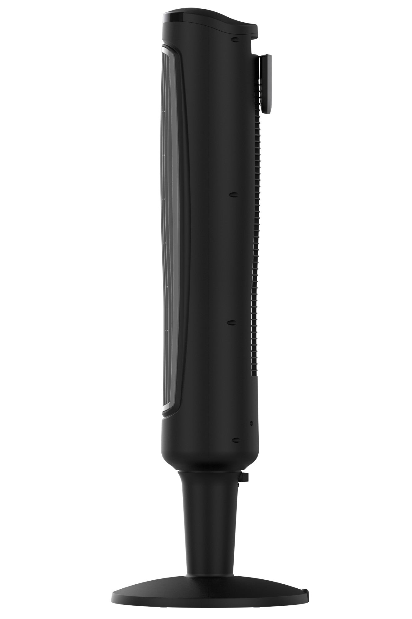 Lasko 38" Oscillating 3- Speed Wind Tower Fan with Remote, T38305, Black/Silver