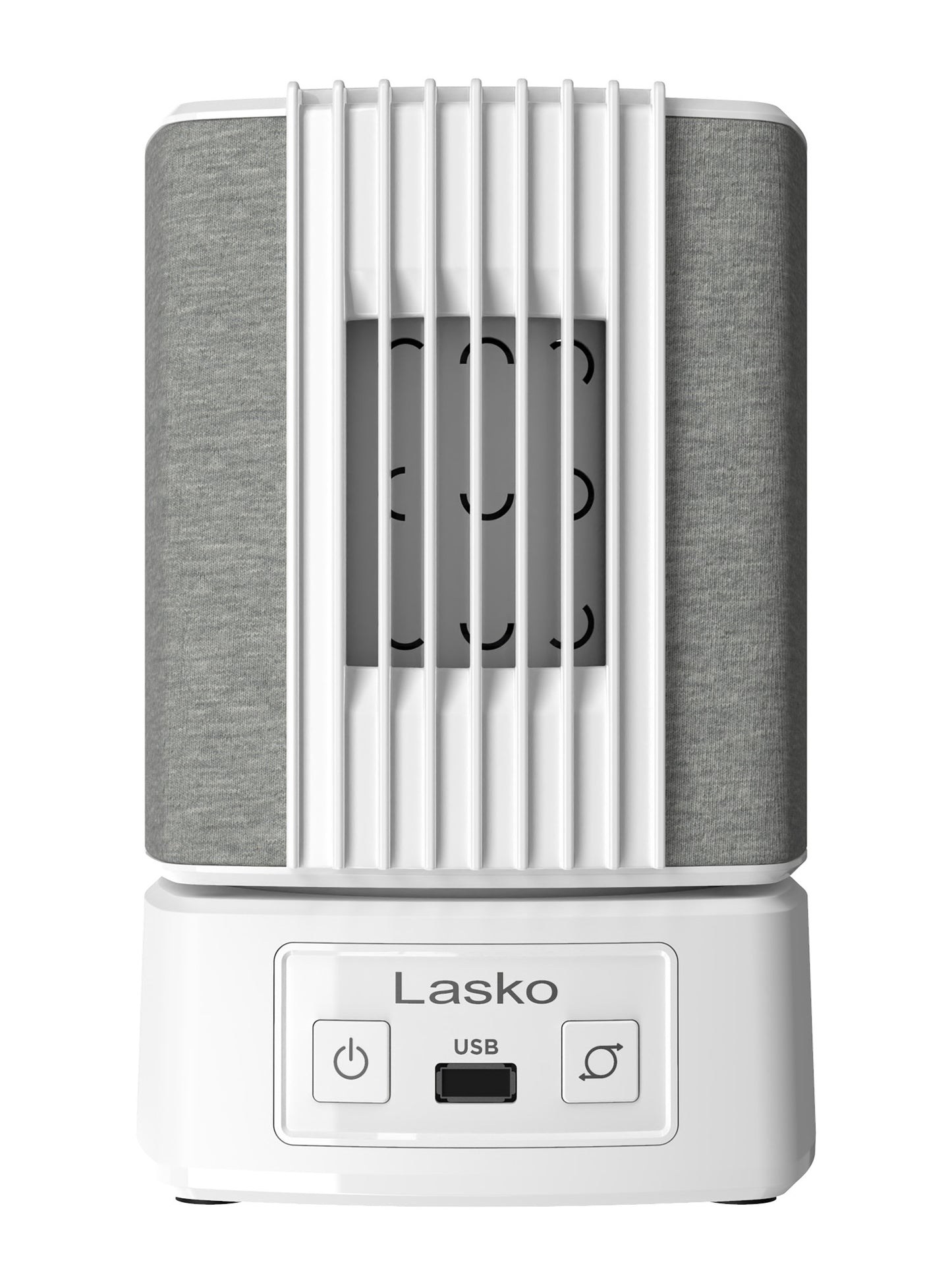 Lasko SlumberBreeze 2-in-1 Table Fan and White Noise Machine, SB101, White