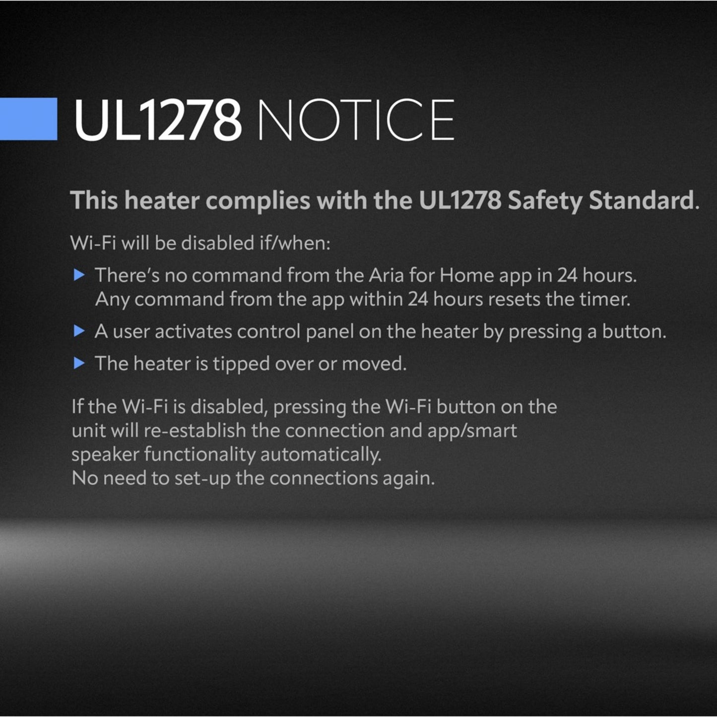 Lasko Aria™ AR122 22" ThermaSMART Ceramic Tower Heater, Black