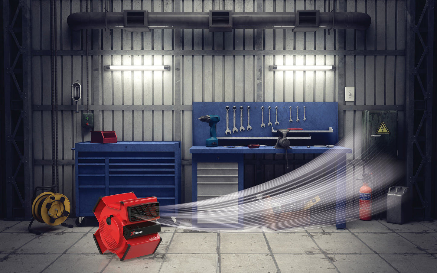 Lasko X12900 X-Blower Multi-Position Utility Blower Fan with USB Port