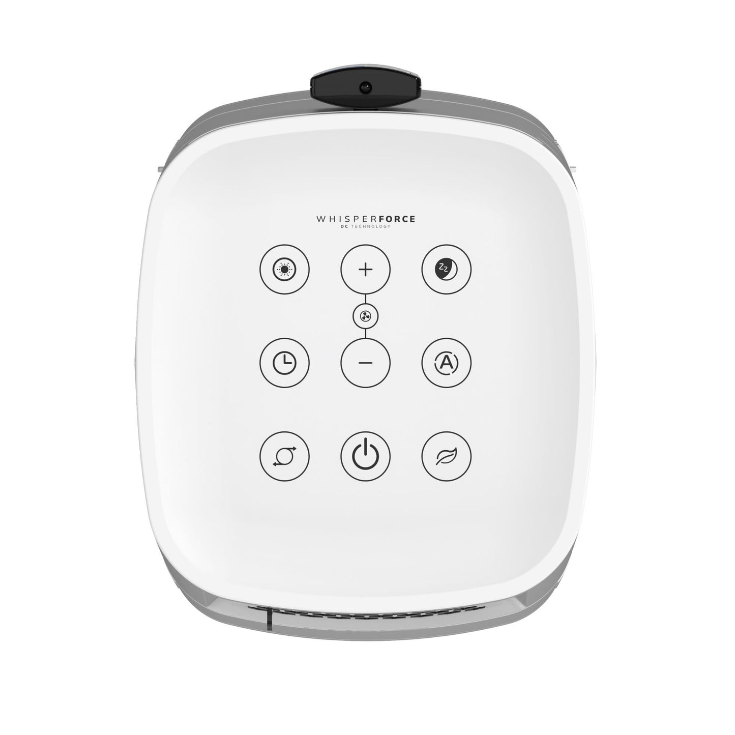 Lasko High Velocity WhisperForce™ DC 35" Tower Fan (12-speed, remote, timer, 90° oscillation, air filtration, black)