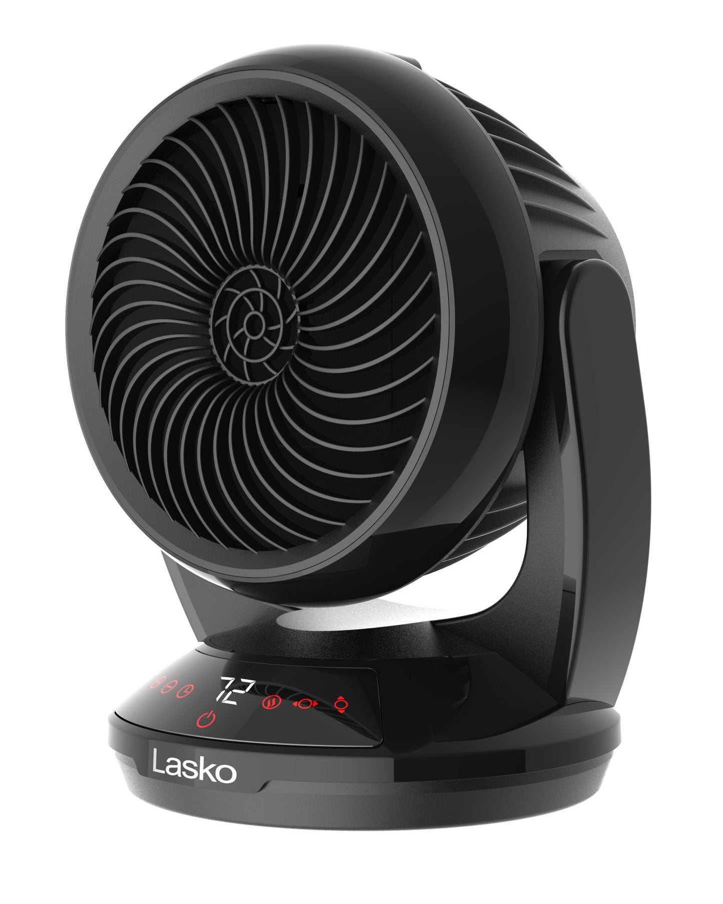 Lasko CS12350 Whirlwind Orbital Oscillation Ceramic Space Heater with Remote: Black