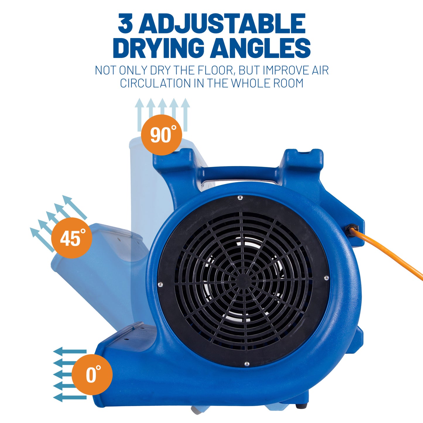 BlueDri Super Monsoon 1 HP 4050 CFM Air Mover Blower Fan