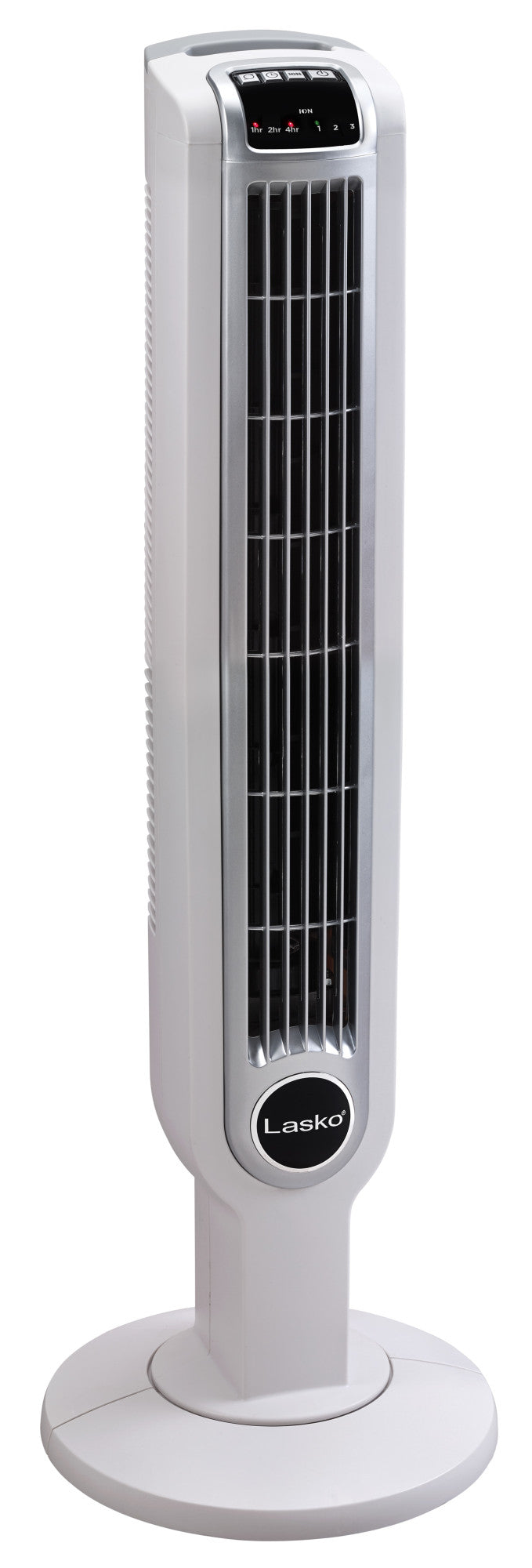 Lasko 36" Tower Fan with Ionizer and Remote Control, T36214, White