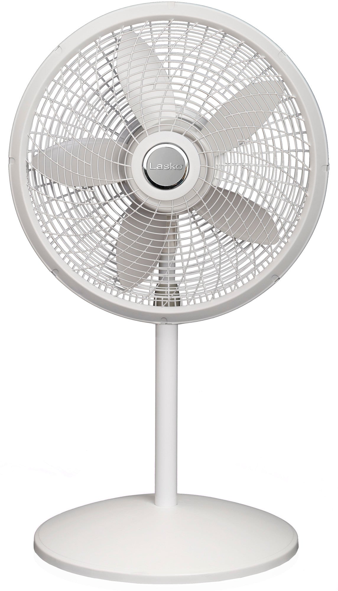 Lasko 18" Cyclone® 3-Speed Adjustable Pedestal Fan, 1825, White