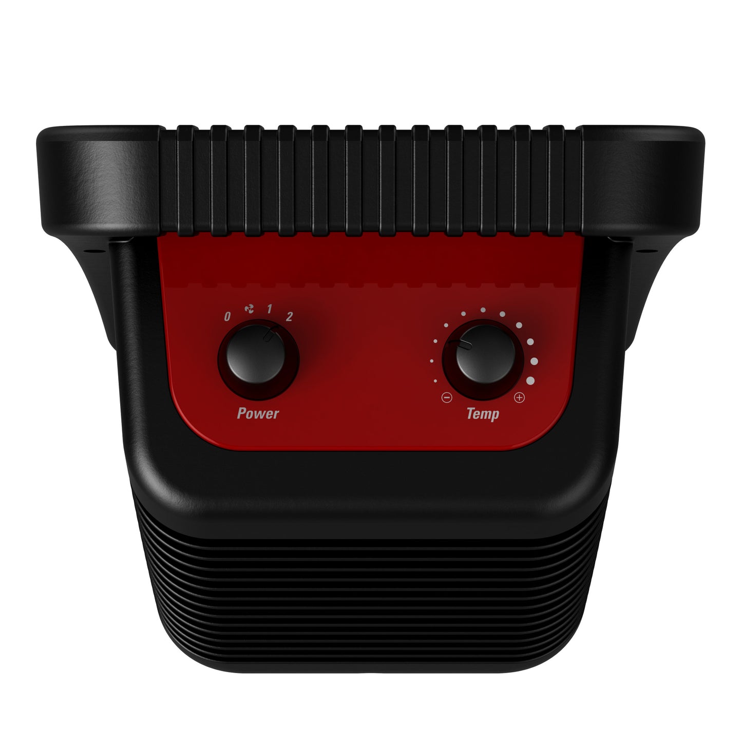 Lasko Utility Ceramic Heater with Adjustable Thermostat, CU12110, Black/Red