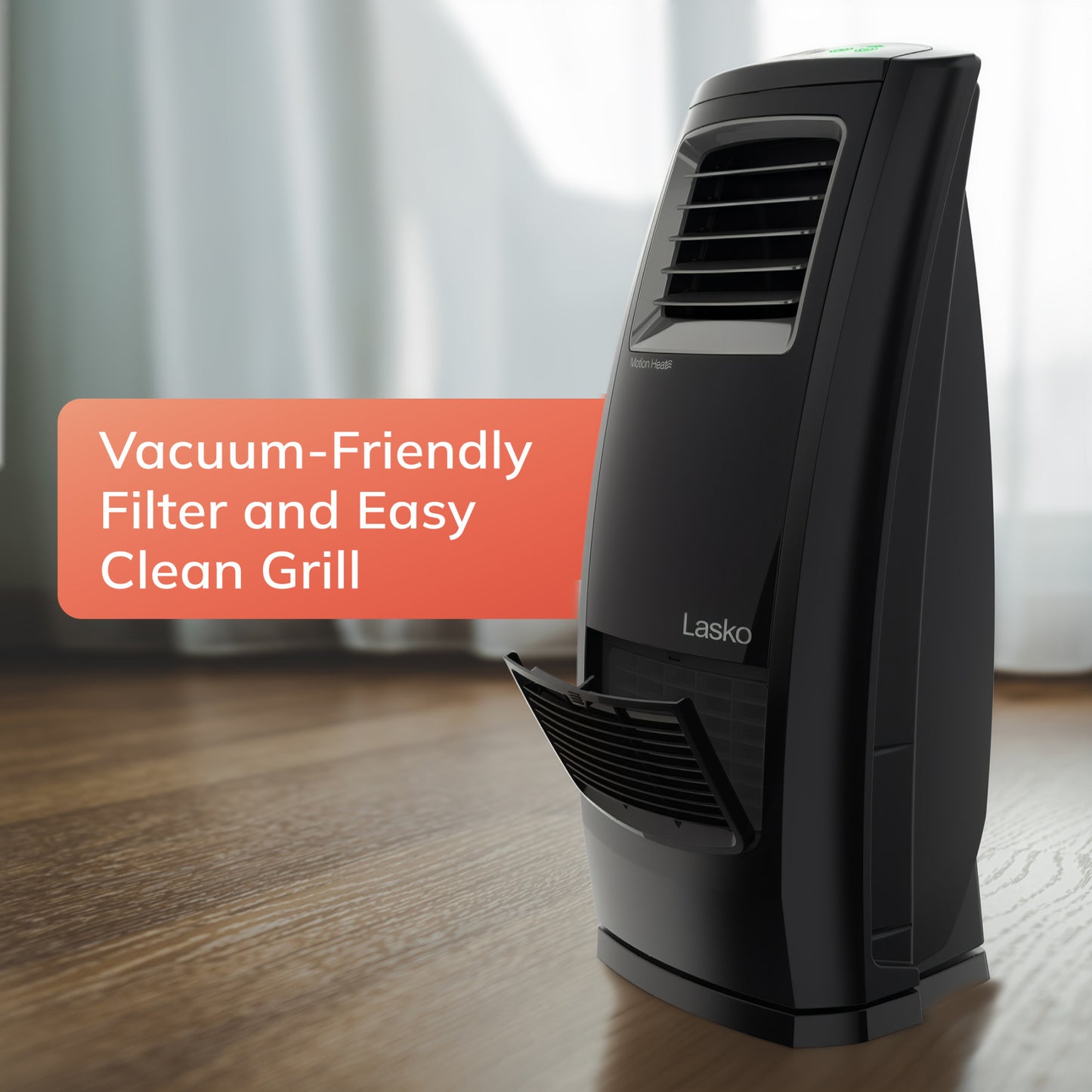 Lasko 1500W Motion Heat Whole Room Ceramic Space Heater with