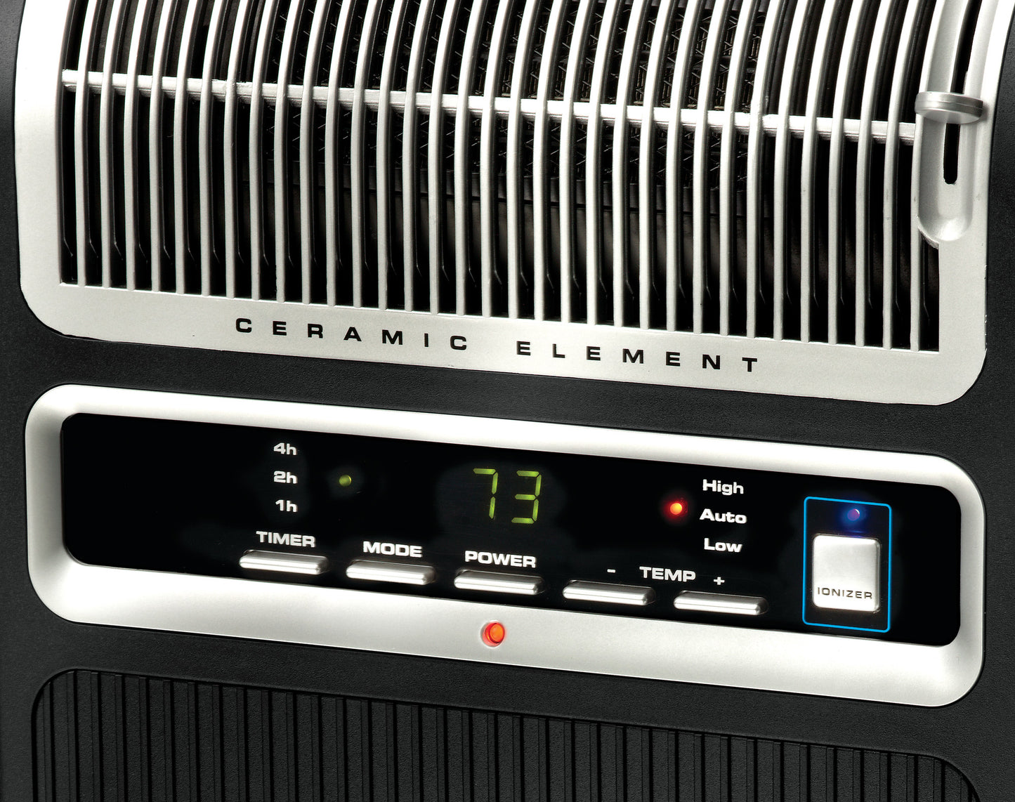 Lasko 1500W Ceramic Space Heater with Ionizer and Remote, 760000, Black